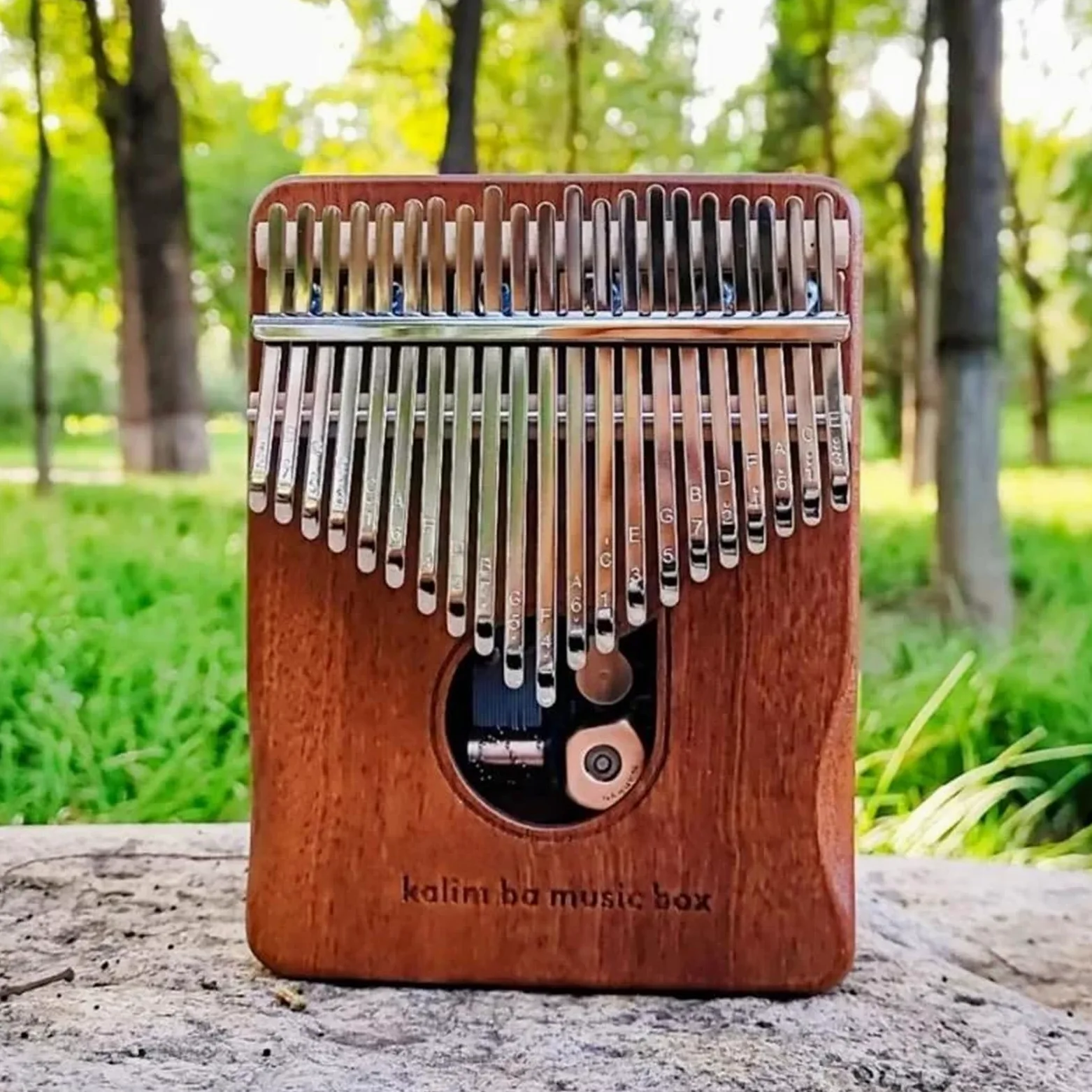 Kalimba 17 Tasti Possono Suonare Il Pianoforte Con Il Pollice Carillon In Legno Kalimba Tastiera Strumenti Musicali Pianoforte Professionale(Style 2)