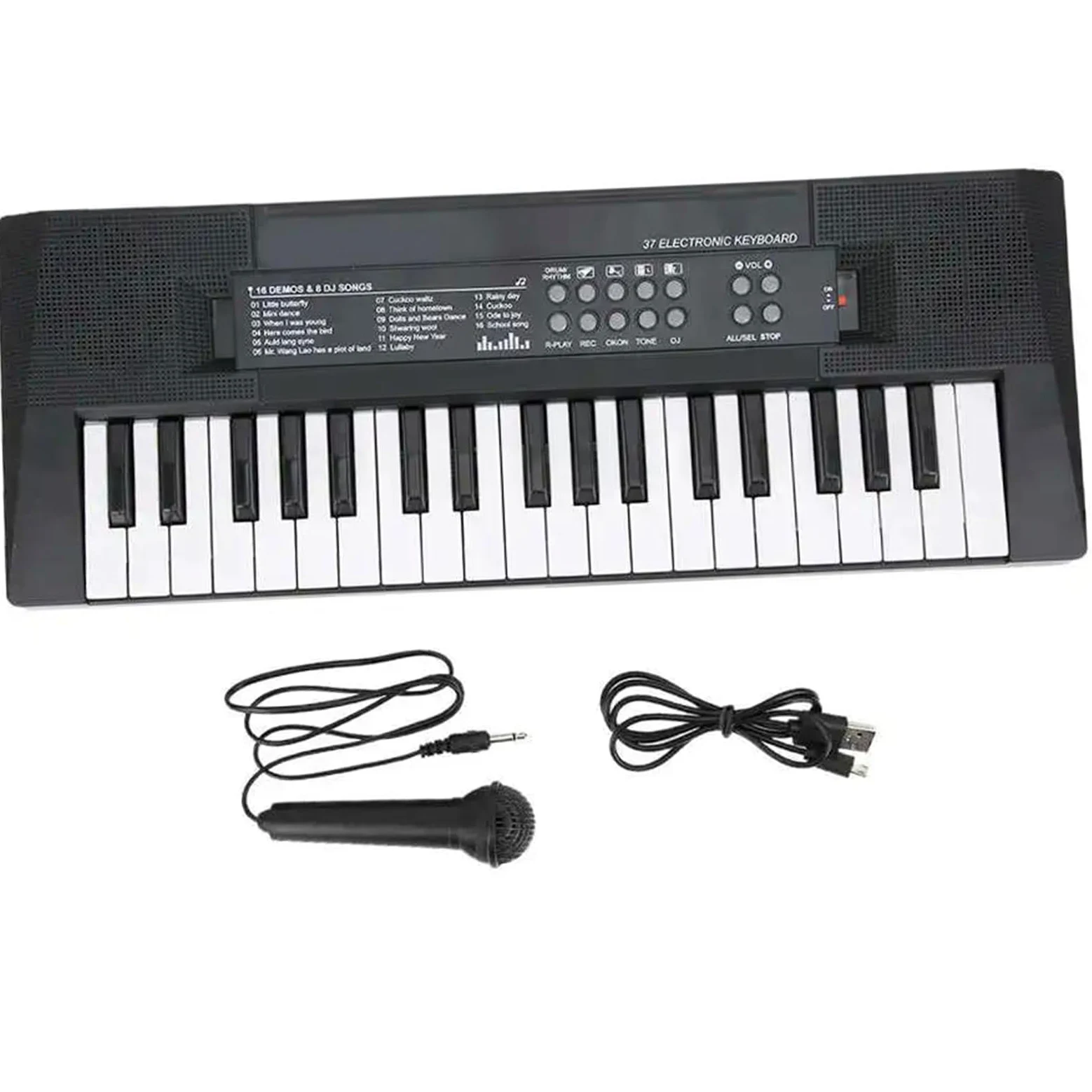 Tastiera Digitale Per Principianti Tastiera Musicale Elettronica A 37 Tasti Tastiera Elettrica Pianoforte Microfono Funzione Di Registrazione