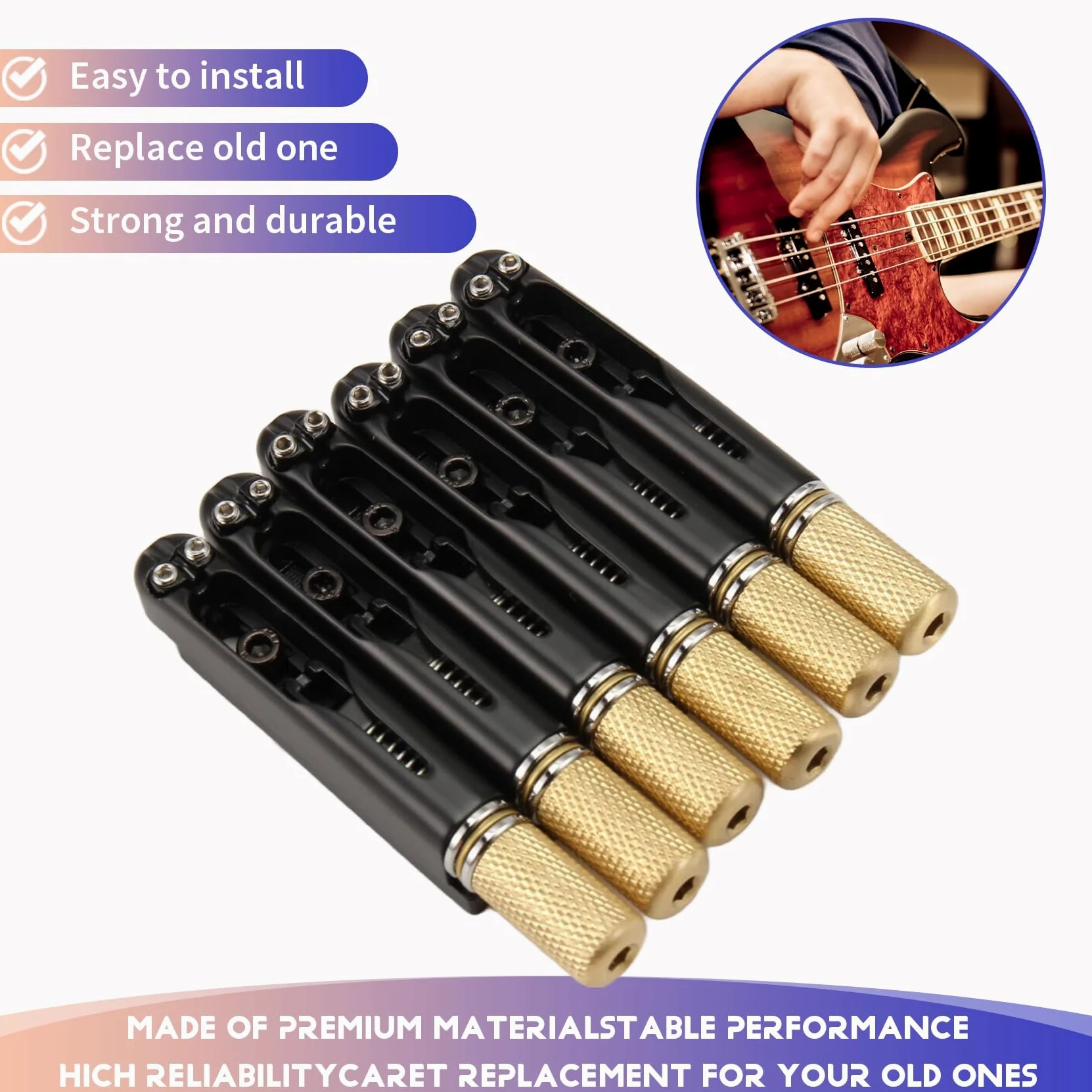 Parti di Chitarra In per Chitarra Elettrica A 6 Corde - Ponte per Chitarra