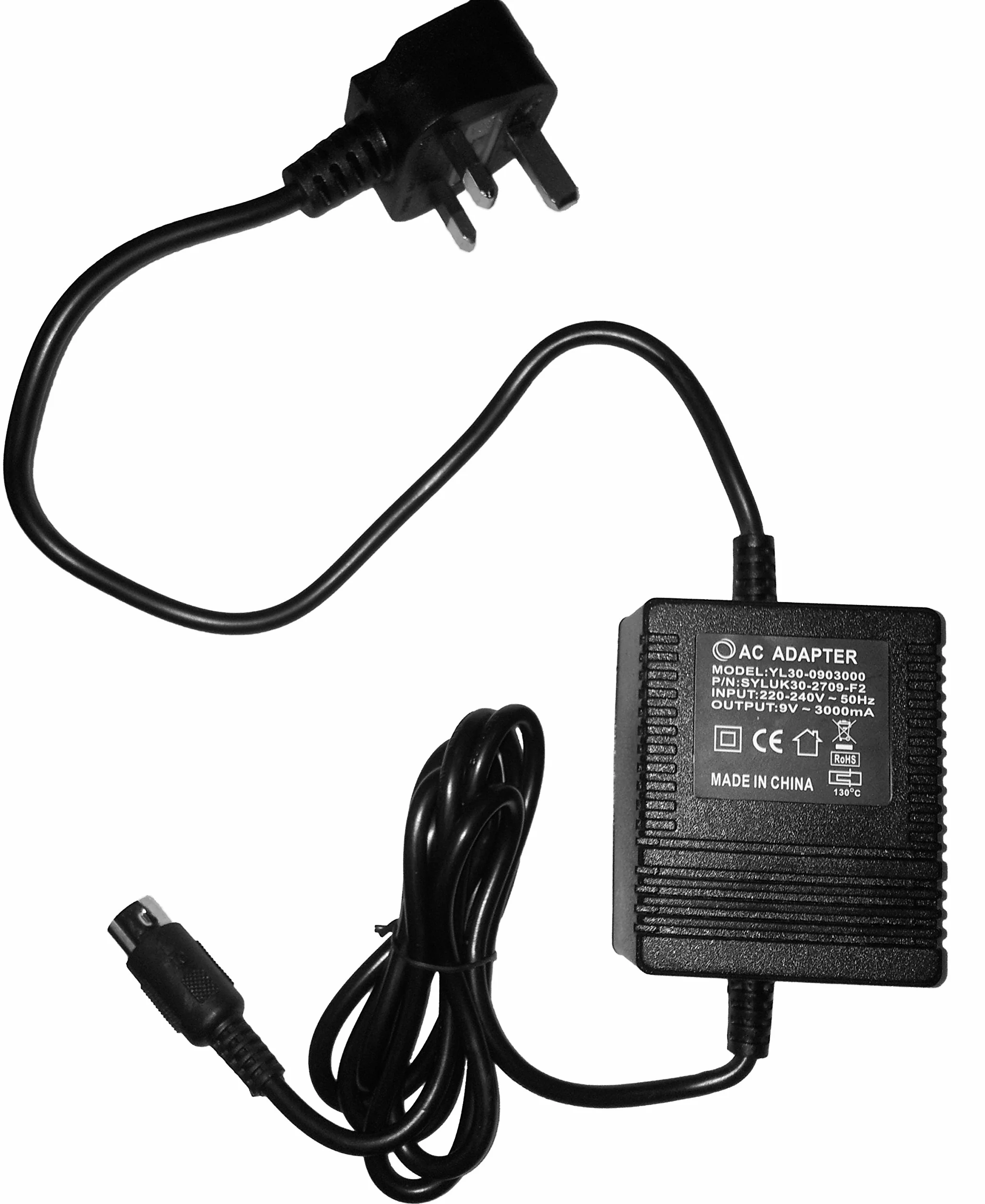 Alimentatore di ricambio per KORG LE76 TASTIERA ADATTATORE UK 9V 220V 230V 240V