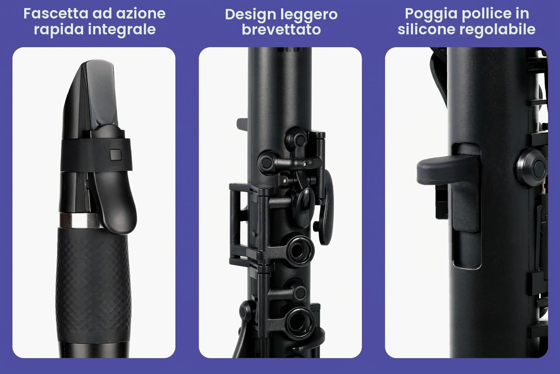 NUVO Banda, clarinetto, nero