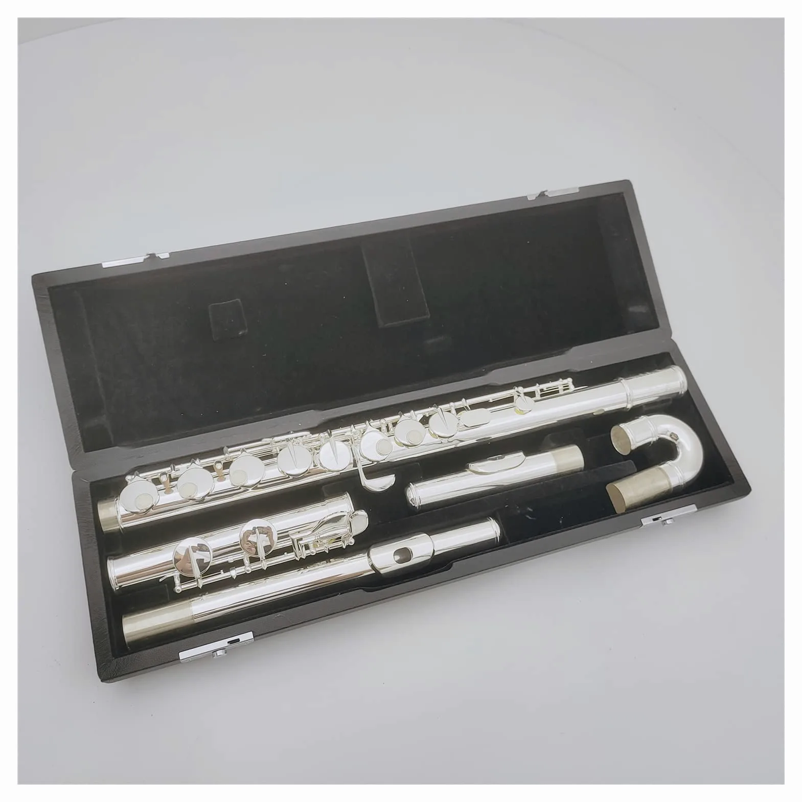 Alto Flute G Tune 16 Tasti Chiusi per Foro Sliver Placcato Strumento Musicale Professionale con Custodia Flauto