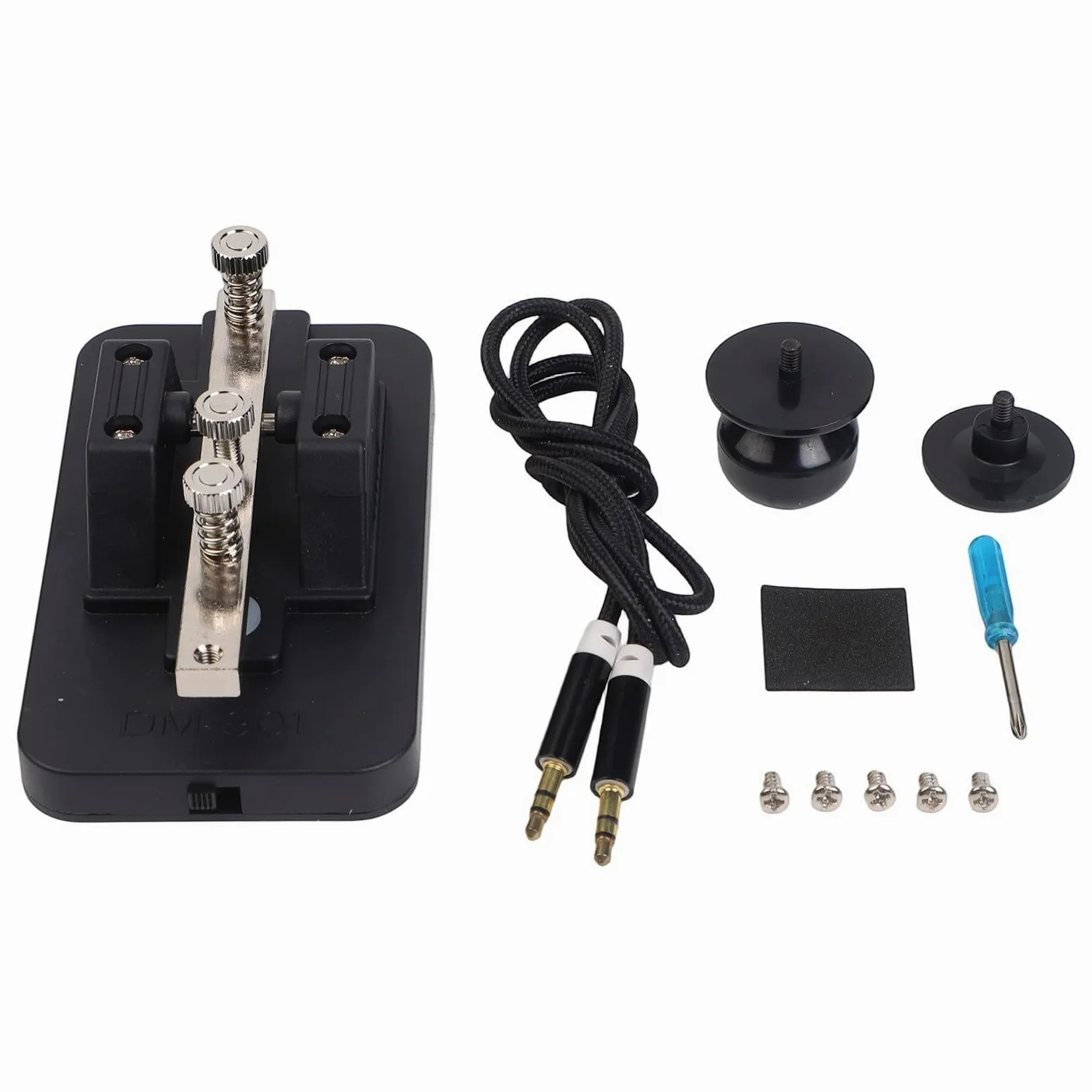 DM901 per l'oscillatore dell'istruttore di codice morse con tasto di tono e doppia uscita per l'apprendimento radio CW e la pratica di hobby