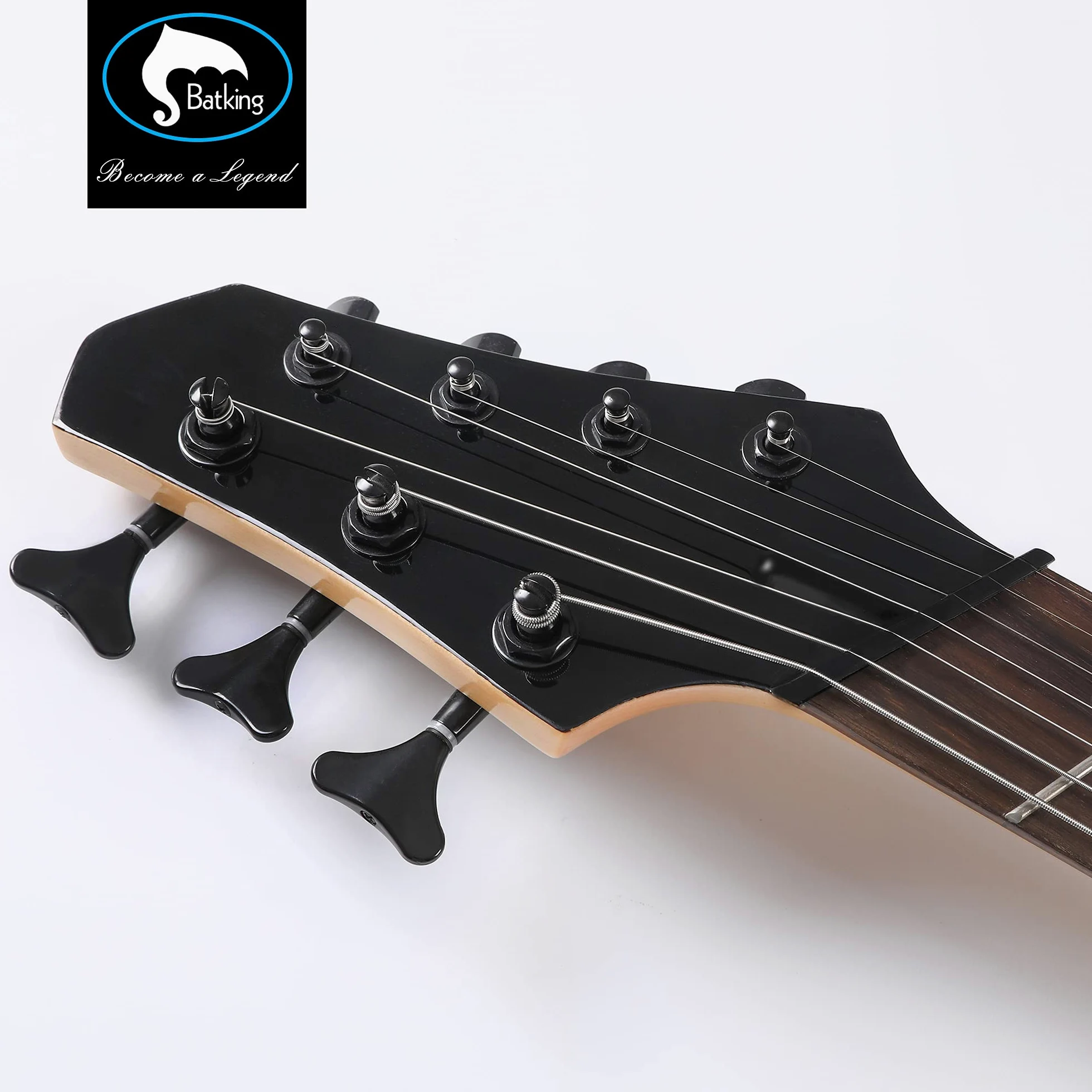 Batking Fanned Fret 7 corde (3 corde per basso+4 corde per chitarra) Chitarra elettrica