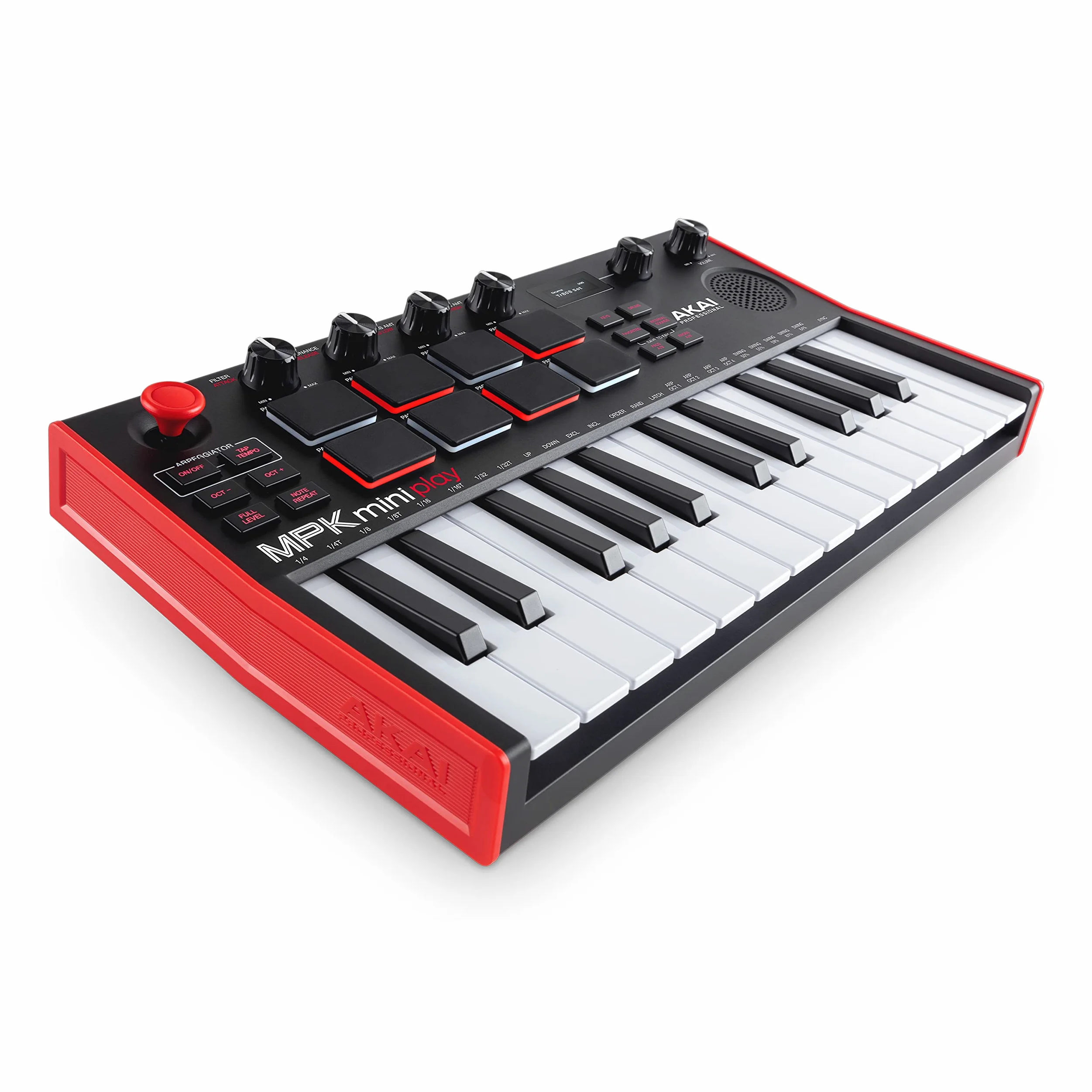 Akai Professional MPK Mini Play MK3 - Tastiera MIDI Controller USB con Casse e Suoni Interni, Tastiera Dinamica, Pad MPC, Suite Software e Native Instruments Sound Package
