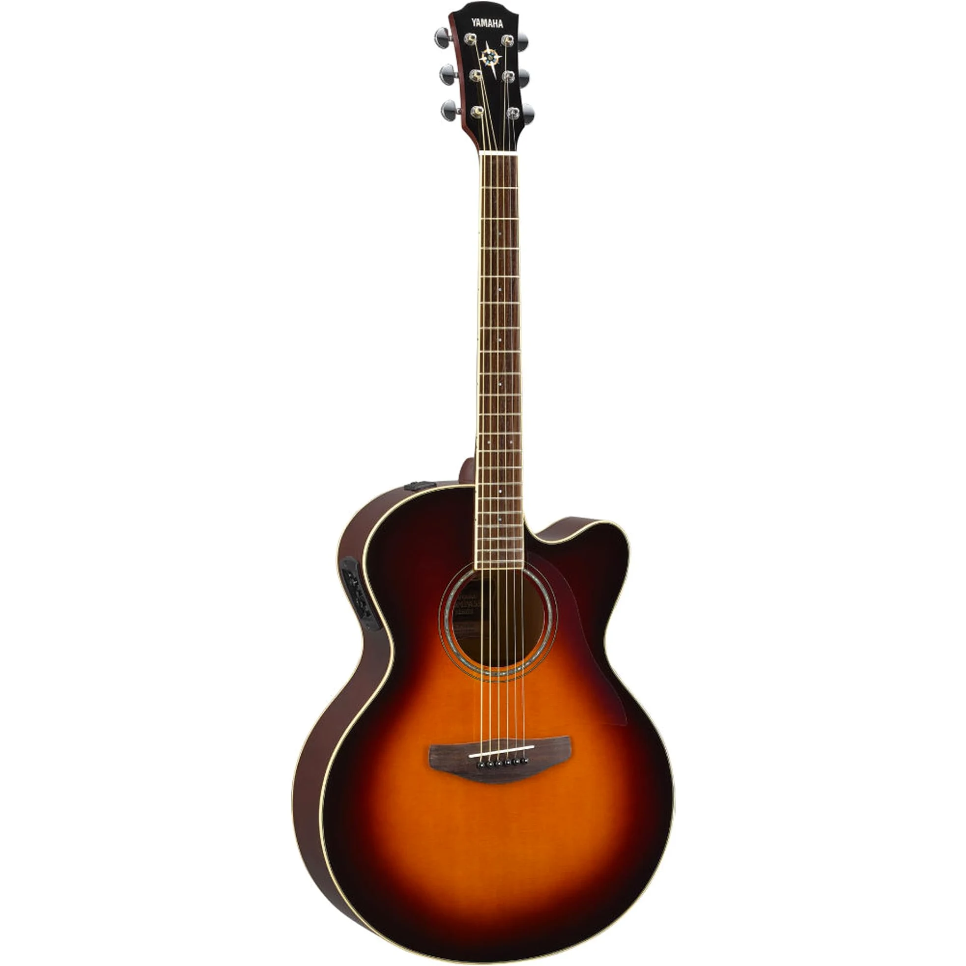 Yamaha - Chitarra acustica elettrica Medium Jumbo Vecchio violino Sunburst