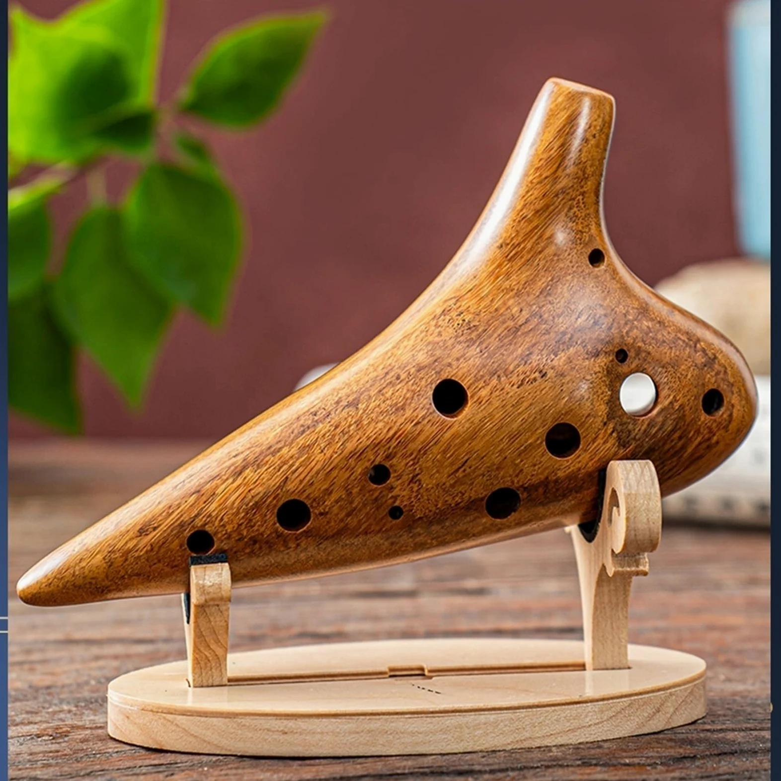 Ocarina - Strumento in legno a 12 fori, accordato a C, per principianti e professionisti
