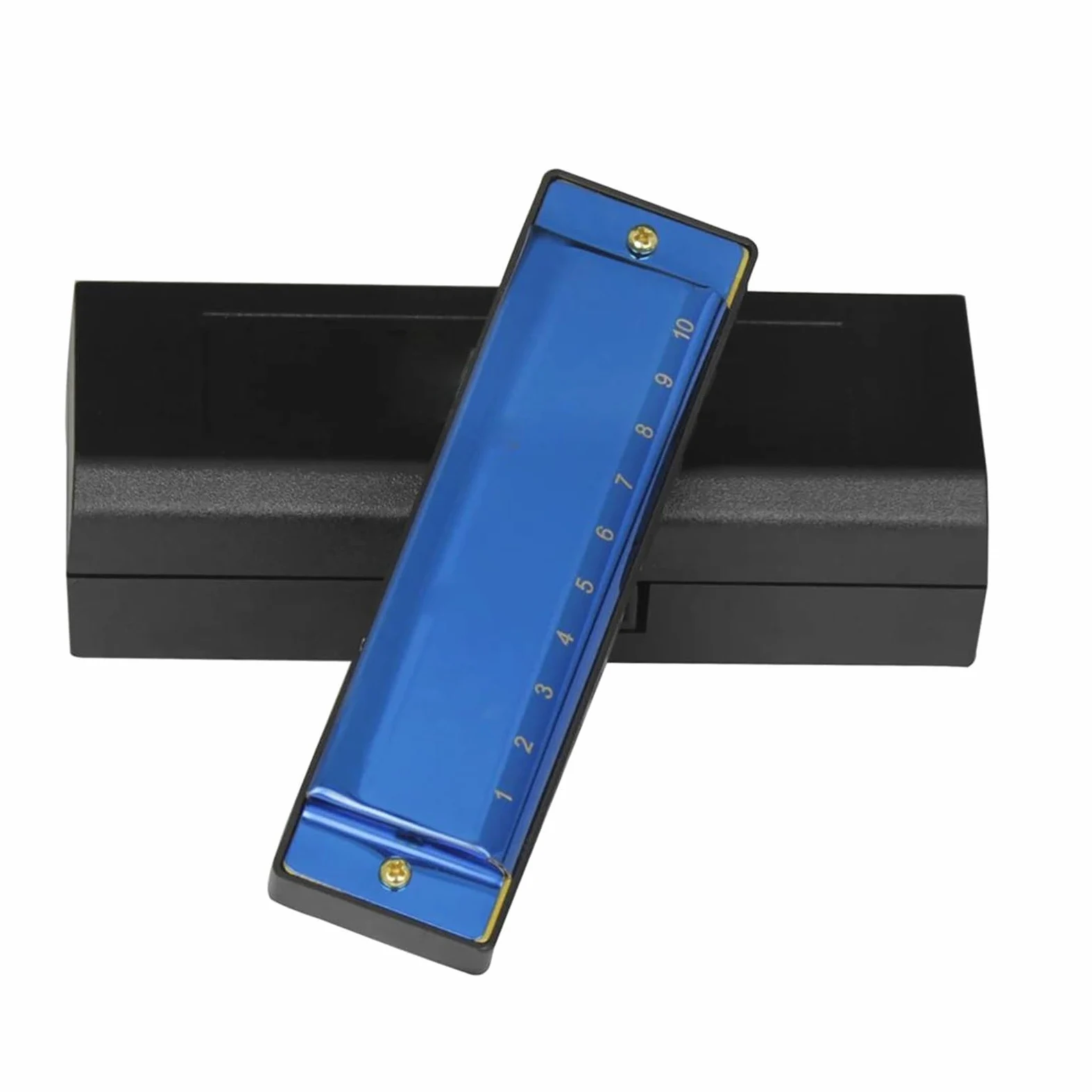 armonica a bocca Armonica A 10 Fori 20 Toni Armonica A Chiave C Blu Organetto A Bocca Adatto Per Gli Appassionati Di Musica Strumento