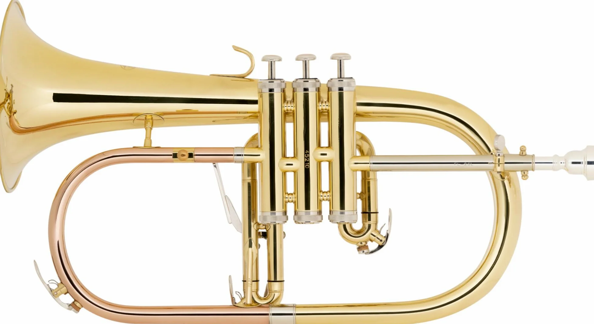 Classic Cantabile FL-26L Flicorno (intonazione Bb, leva trigger, 3 chiusure a strappo, bocchino, custodia) laccato