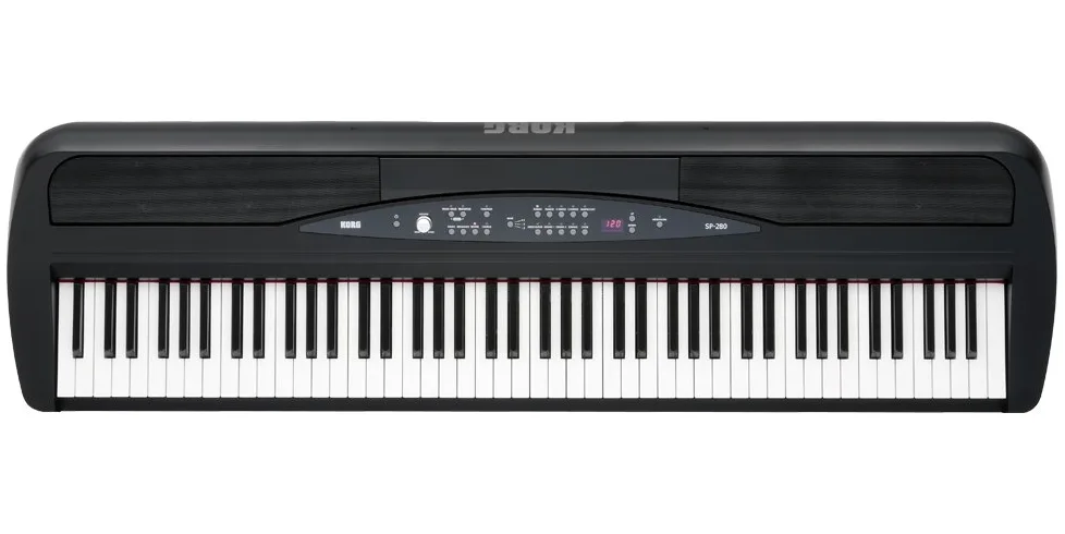 Korg SP280BK - Pianoforte digitale a 88 tasti, con altoparlante, versione internazionale