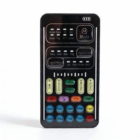 Cambia Voce Multifunzione, Registrazione Portatile Mini Sound Car, Scheda Live per Game Anchor Computer di Registrazione per per per Switch (Versione inglese)