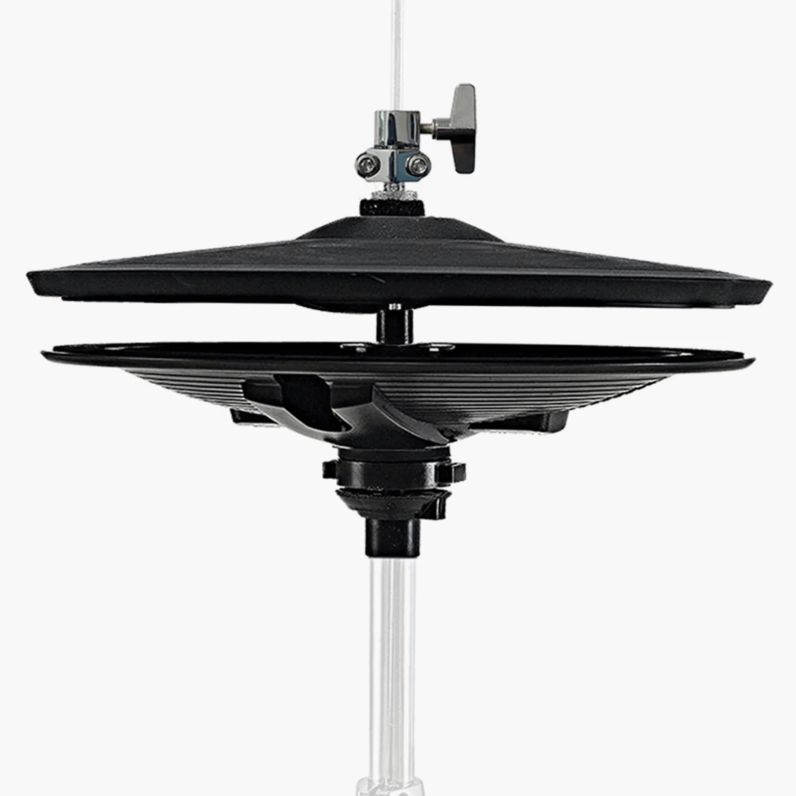 Piatti Hi-hat da 35,6 cm con batteria elettronica, design indipendente per un suono migliorato, ideali per pratica e prestazioni, supporto non incluso