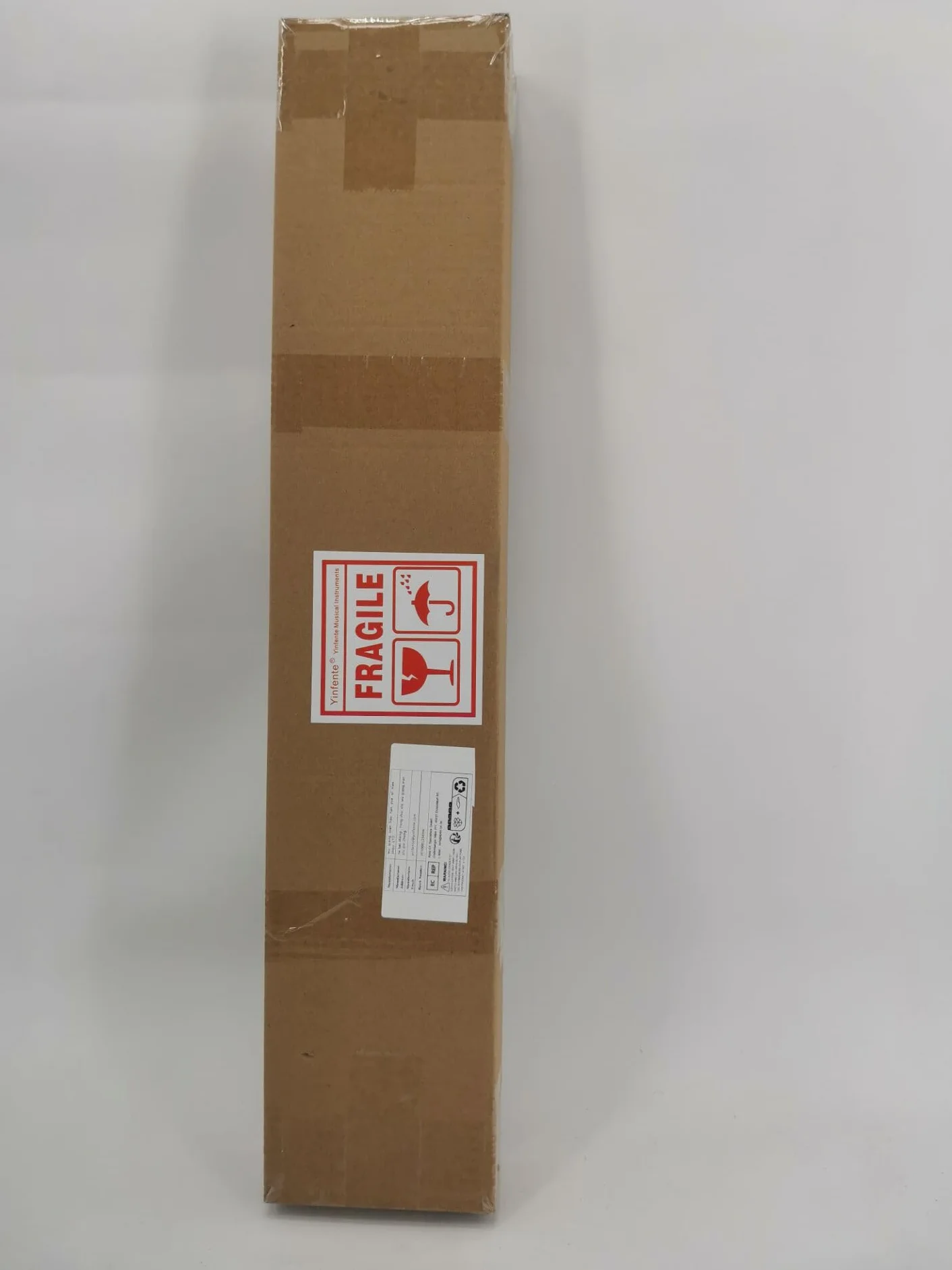 Yinfente Master 4/4 Violino Stradivari Modello Bel Suono - Fiamma Acero, Ebano - Con Caso Libero e Arco - Un Pezzo