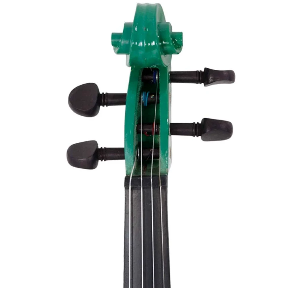Violino Standard da Studente, per Principianti, Nuova Custodia for Violino Acustico 4/4 Bow Rosin Green - Set di violini for Bambini Principianti Studenti Adulti