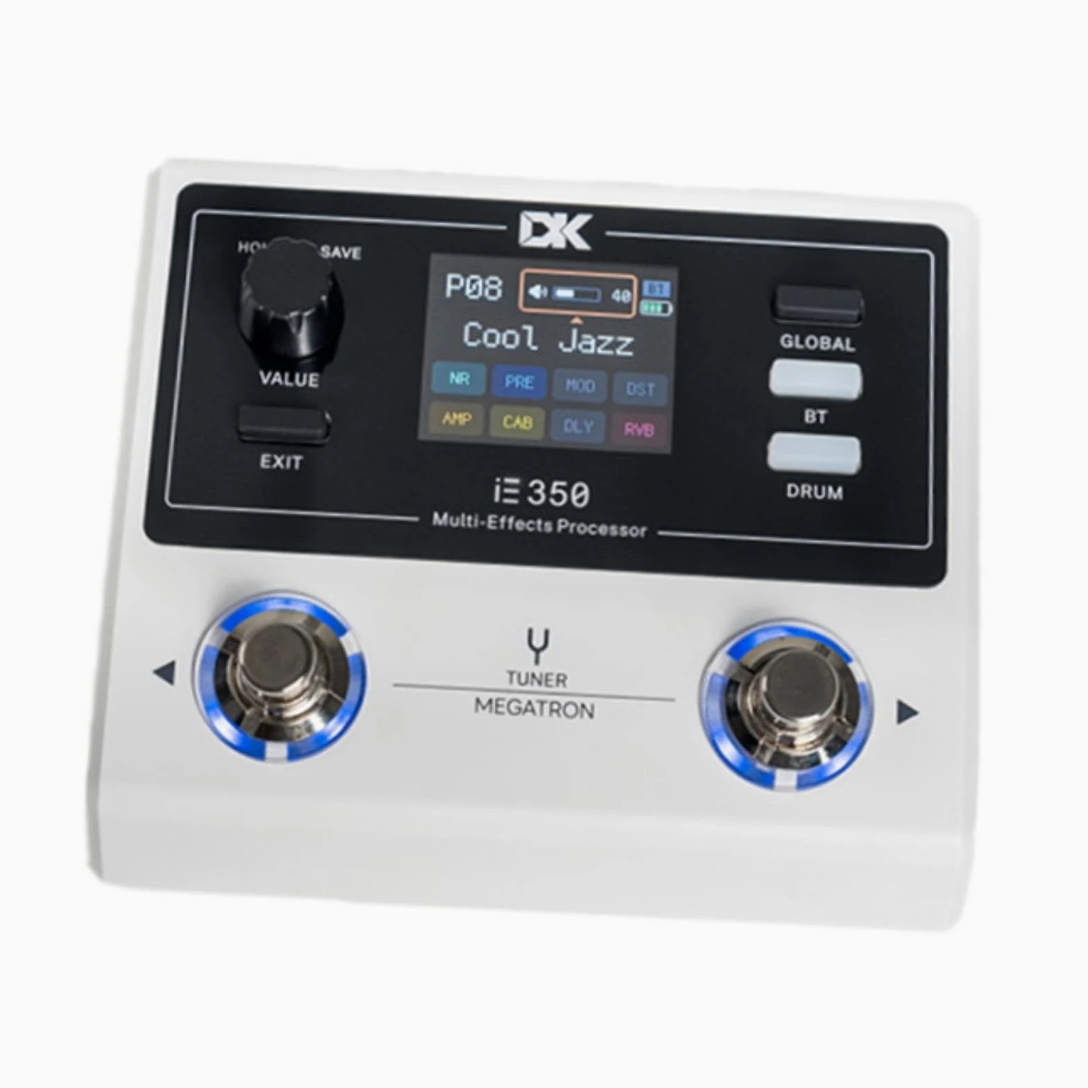 Pedale multieffetto per chitarra ad alte prestazioni con 100, ricaricabile, portatile e tascabile. Accessorio per strumento musicale.