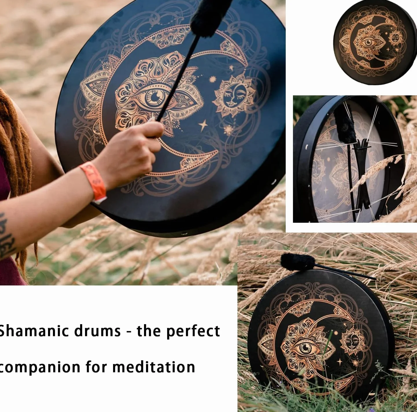 Tamburo Sciamanico, Ocean Drum con Manico