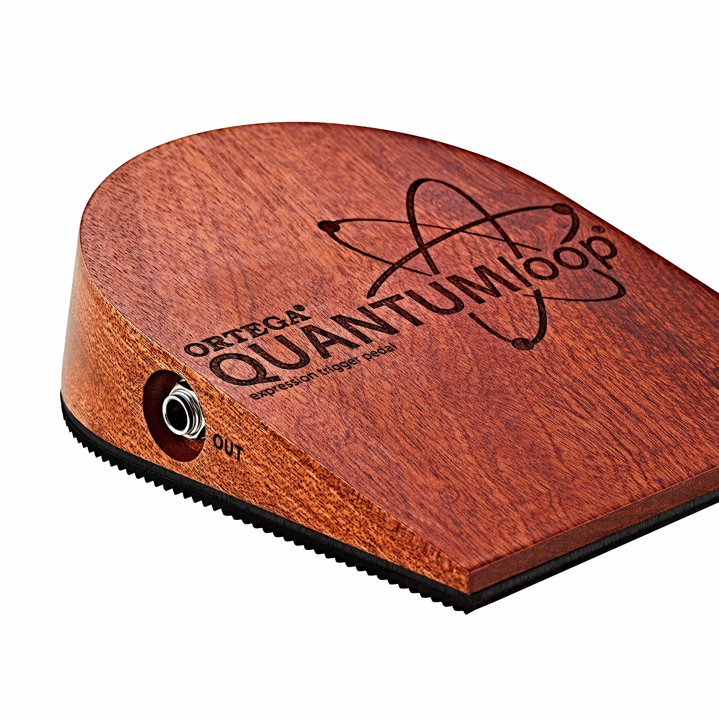 Ortega Guitars Digital Stomp Box – Espansione Trigger per il QUANTUMloop – Pedale Effetto Digitale – Legno di Mogano, Natural (QUANTUMexp)
