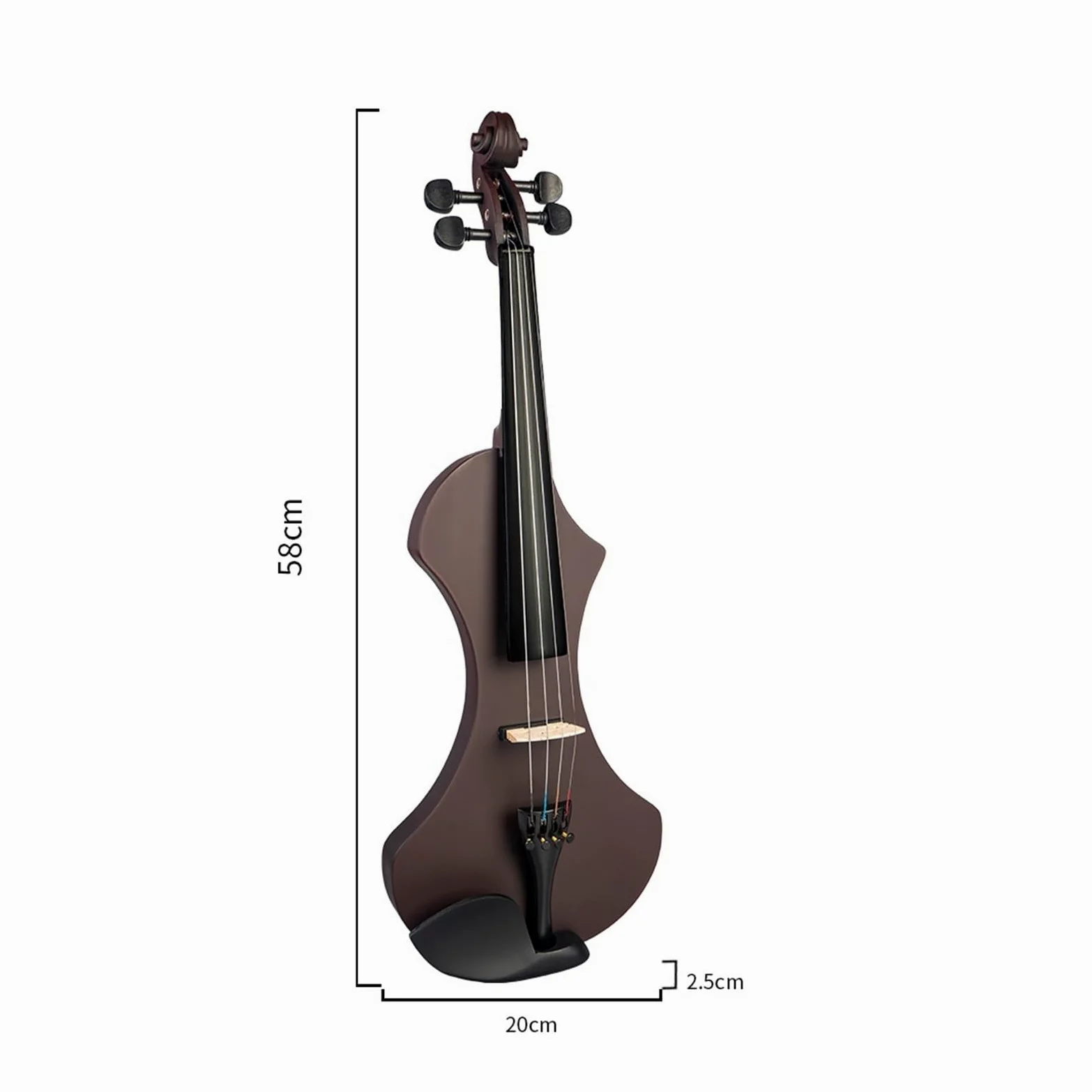 Violini 4/4 Arco di Violino Strumento A Corde Violino Elettrico 4 Corde Violino Violino Elettronico W/Piezo Elettrico Preamplificatore Kit