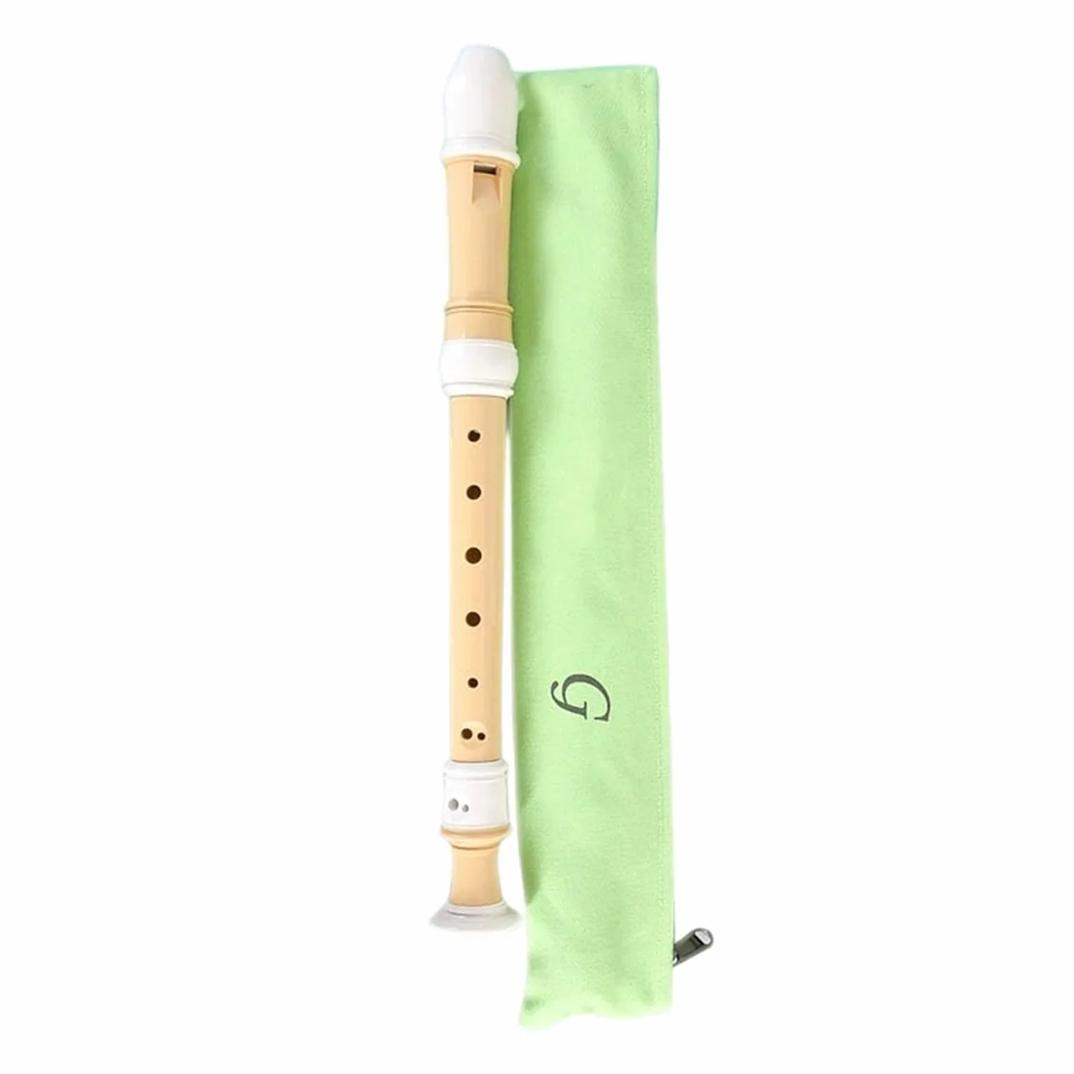 Flauto Dolce Flauto Dolce Soprano Professionale 8 Fori Tedesco O Inglese | Strumento pratico per il posizionamento facile delle dita dal suono caldo e ricco(401 German)