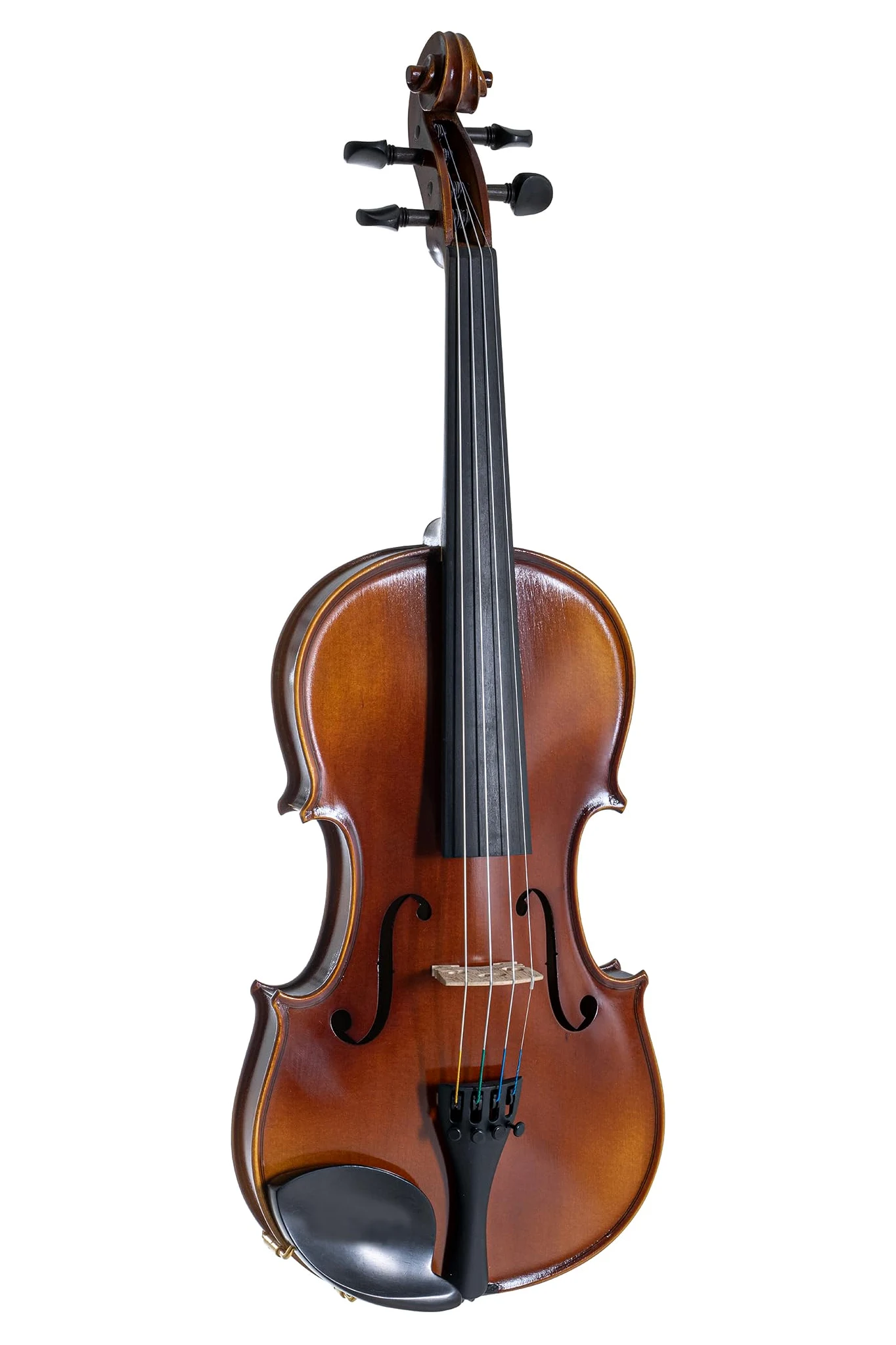 GEWA Set Violino Allegro VL 1 – 4/4 pronto per suonare, acero massello europeo e abete europeo, verniciato a mano, arco in carbonio, corde Larsen Aurora, custodia per violino