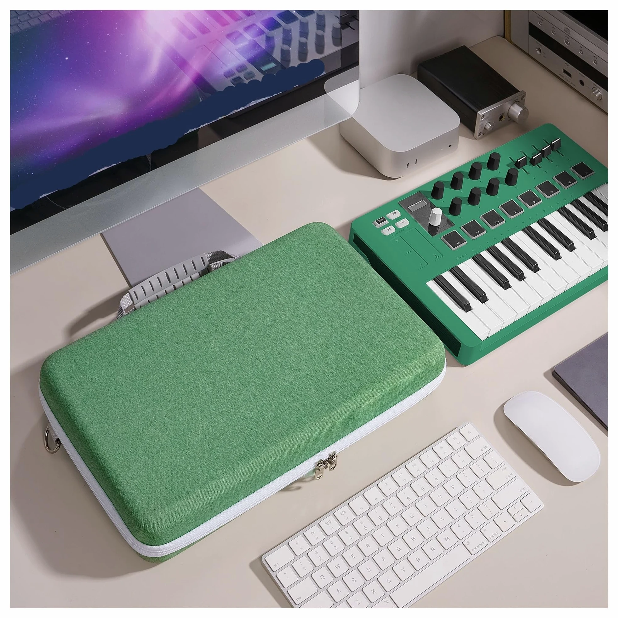 Borsa per Tastiera Custodia rigida da viaggio for controller tastiera MIDI professionale for USB, borsa for il trasporto
