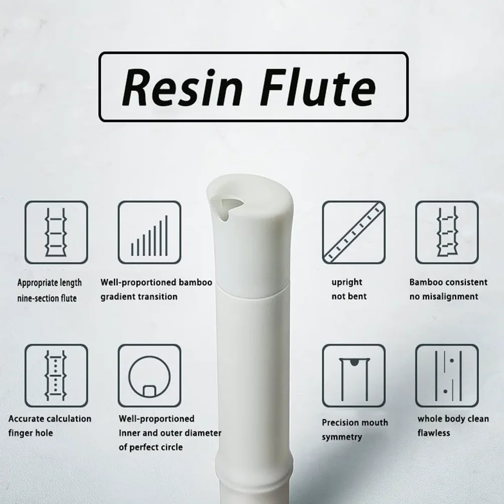 TsoLay Flauto principiante Flauto Cinese Chiave G Verticale ABS Flauto 9 Annodato Xiao No Crack Strumenti Musicali Tradizionale a fiato Xiao Flauto Flauto principiante Strumento Musicale