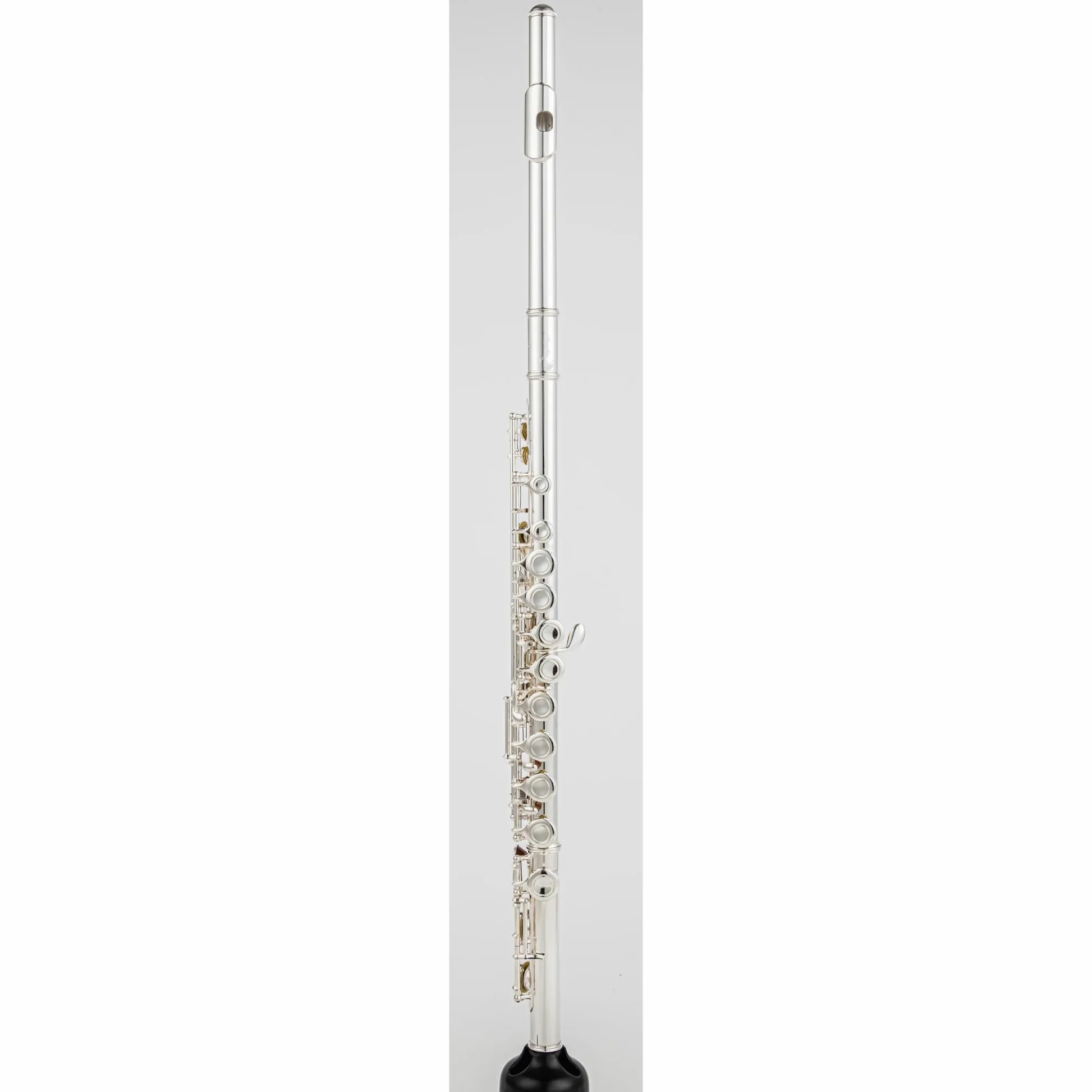 Flauto Traverso Flauto Placcato Argento 16 Chiavi Flauto Foro Aperto E-Mech Strumento Musicale