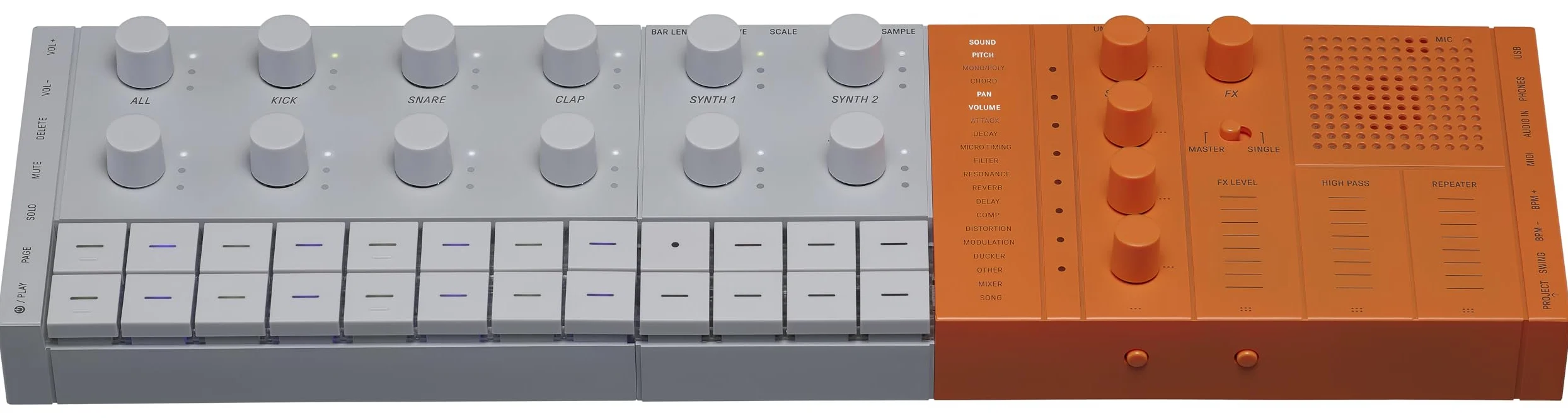 Yamaha SEQTRAK Mobile Music Ideastation, Arancione