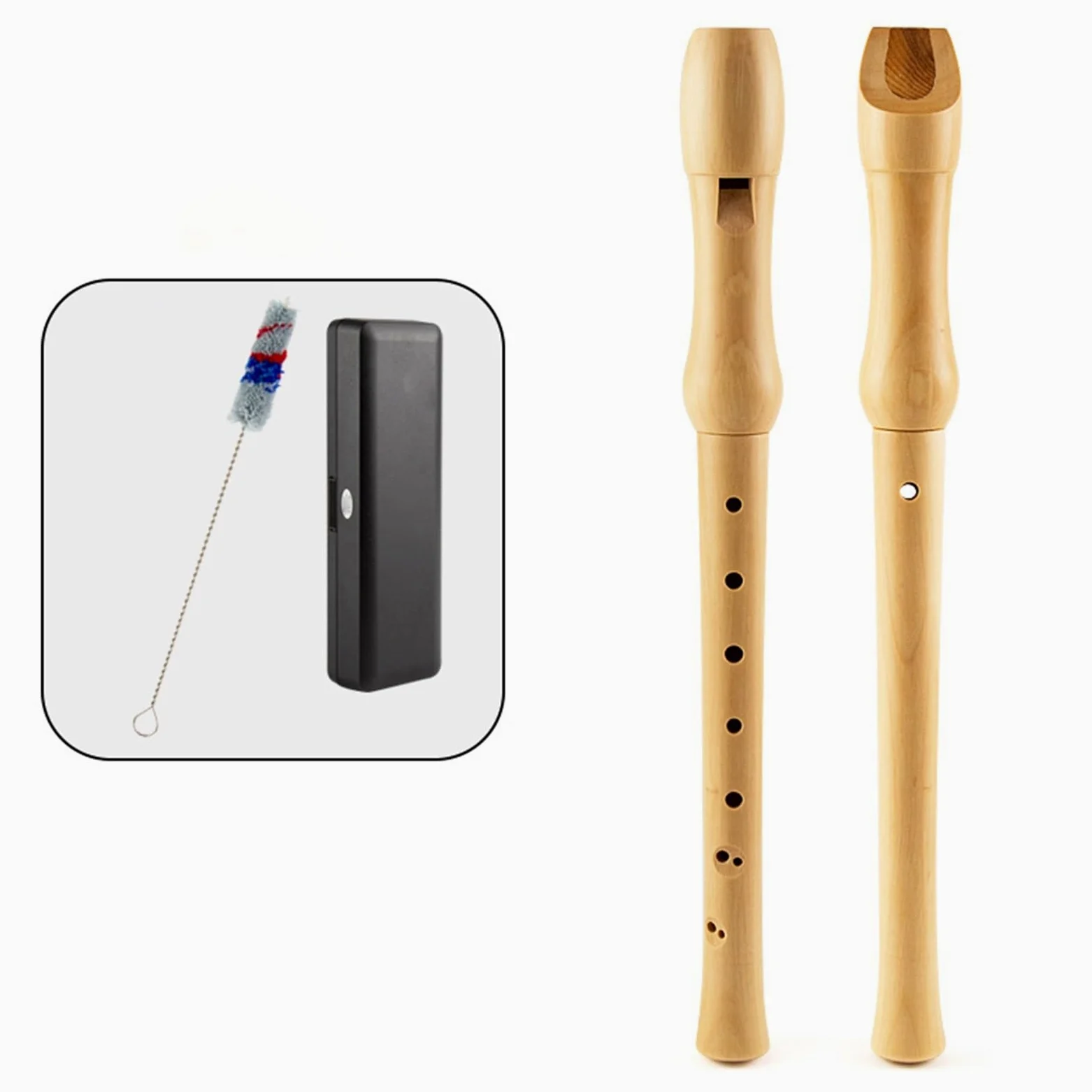 Flauto Dolce Strumenti Musicali Flauto Dolce Soprano Tedesco/inglese A 8 Fori Tutto In Legno