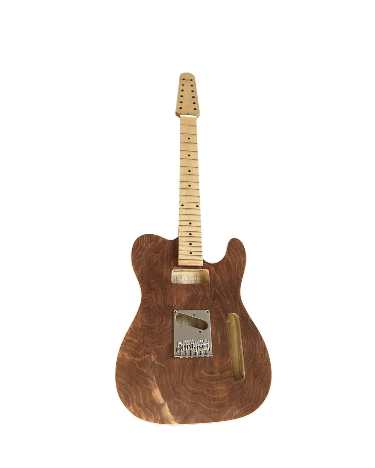 Corpo e manico for chitarra elettrica da 40 pollici a 12 corde con ponte Parti for chitarra fai-da-te Manico in acero con botte di Paulownia necessario farlo da soli