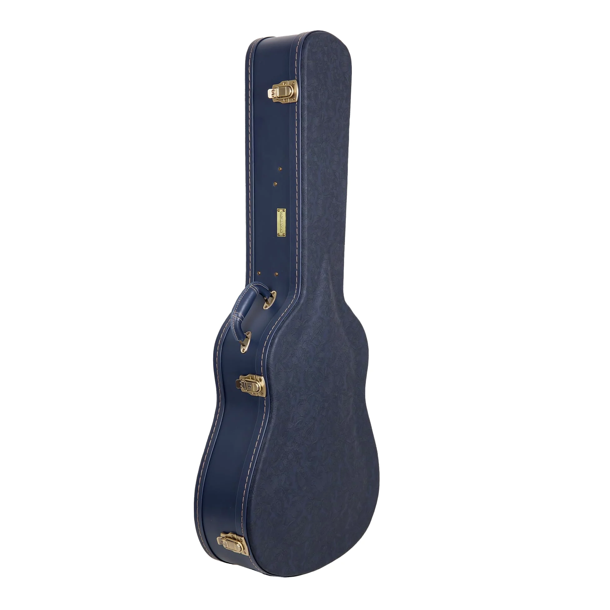 Crossrock Relief Series-CRW630-Acoustic, con superficie altamente strutturata, pelliccia sintetica visone, chiusure in acciaio inox – blu oceano (CRW630DOB)