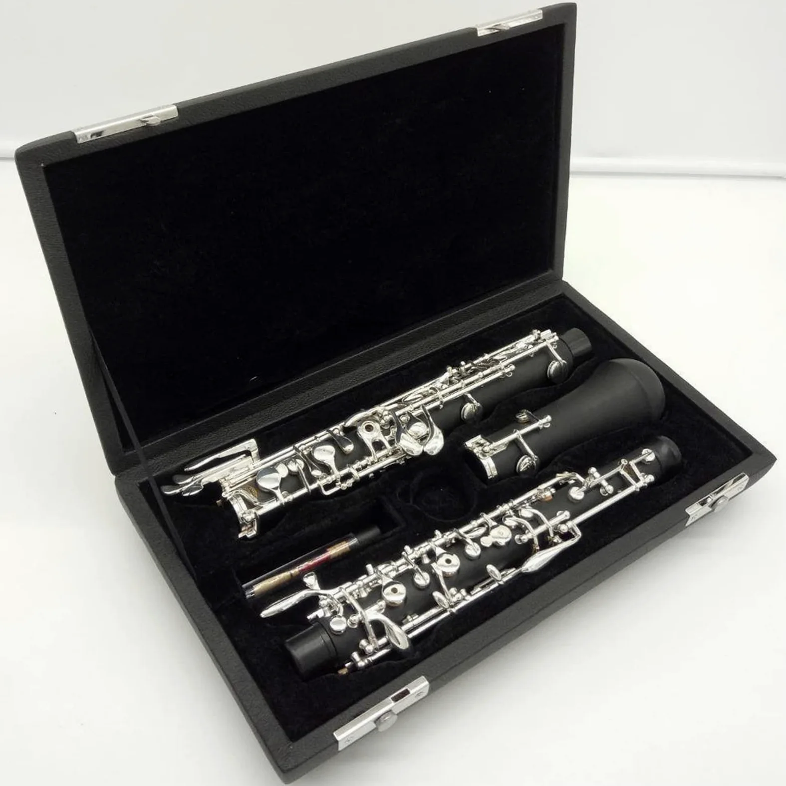 ZUZU Oboe Professional Bakelite Student Oboe C Key Musical Struments con Accessori per Anelli di Custodia Parti Oboe