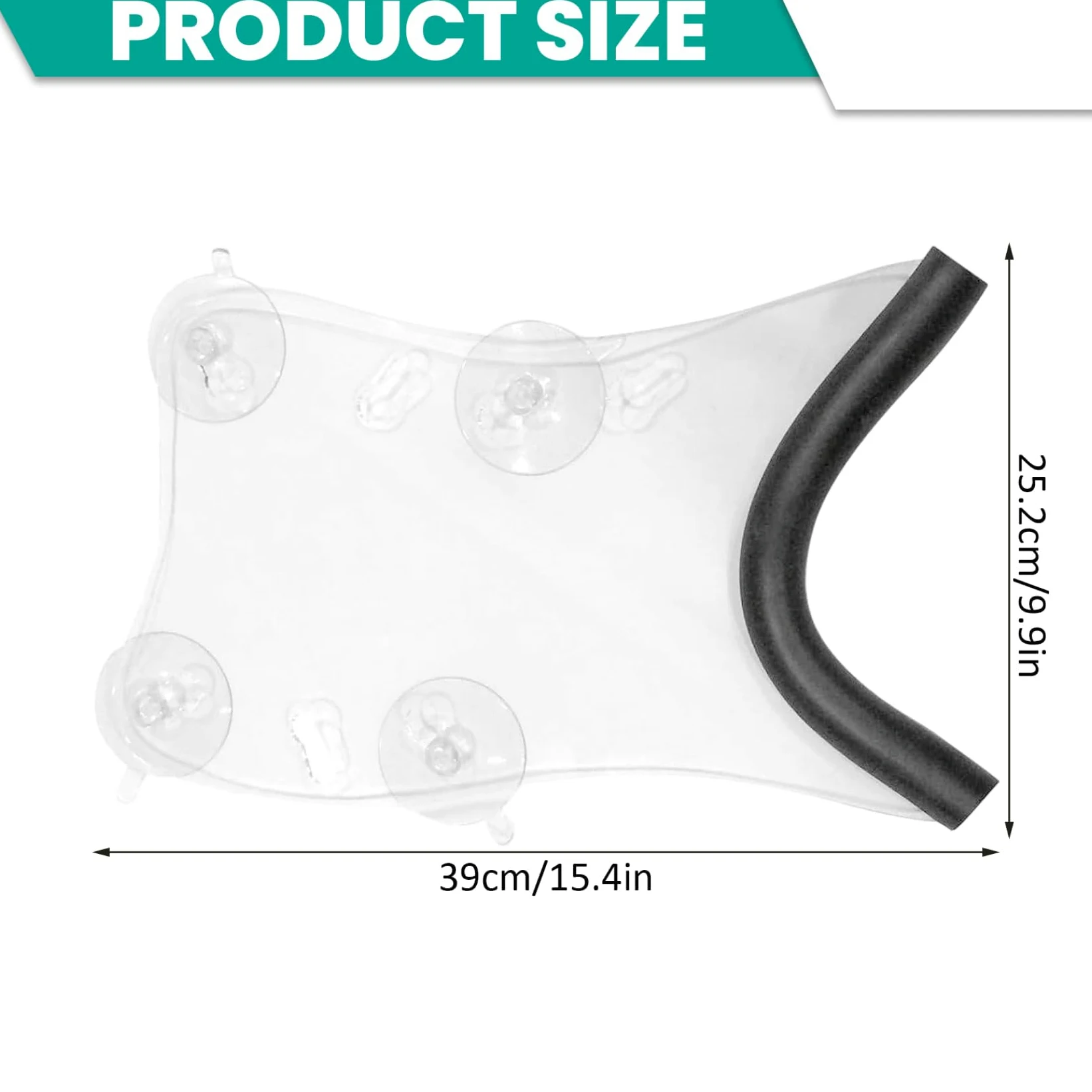 Supporto per chitarra Supporto per chitarra classica con strisce di silicone anti-slip acrilico con ventose per tutti i chitarristi