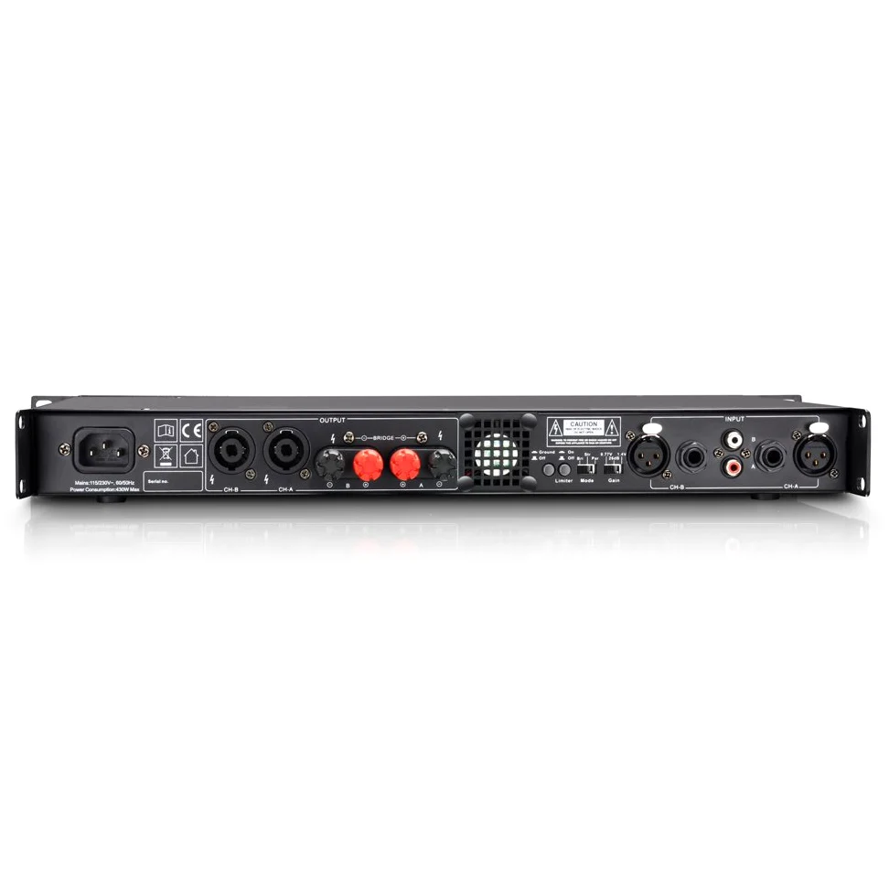 LD Systems XS 400 - Finale di potenza PA in classe D 2 x 200 W 4 Ohm