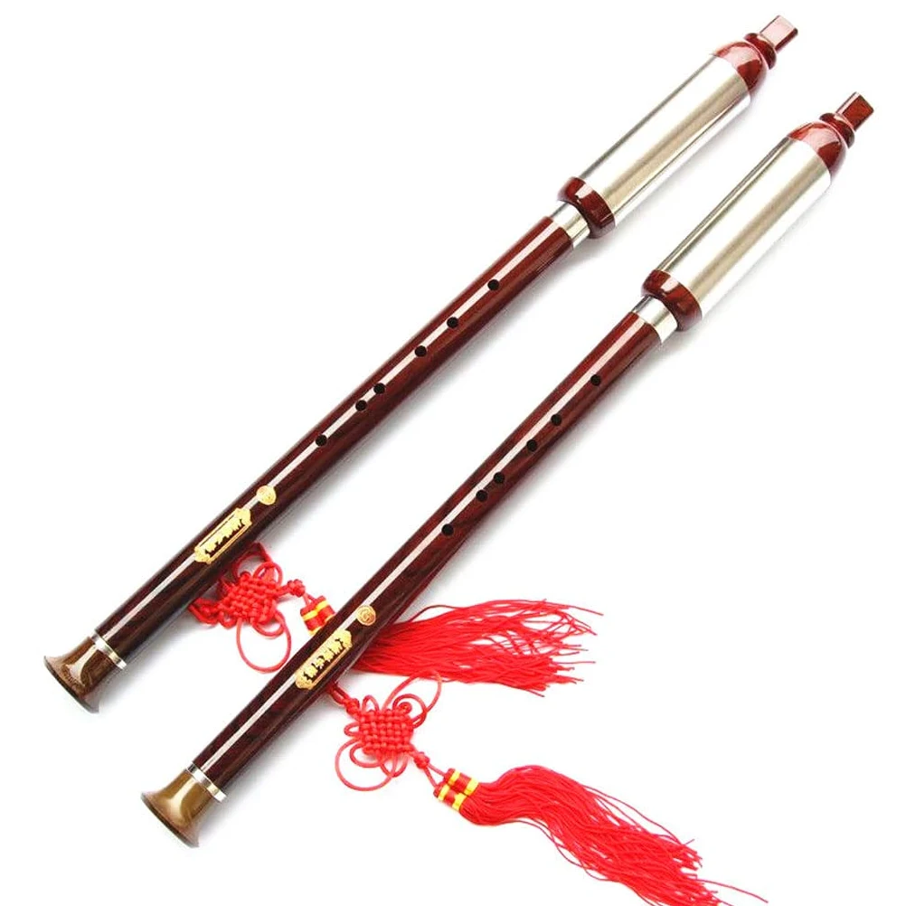 TsoLay Flauto principiante Imitare Palissandro Resina ABS Flauto Bawu Flauto Verticale Cinese Flauto principiante Strumento Musicale Folk Fatto a Mano flauti per Bambini Strumento Musicale