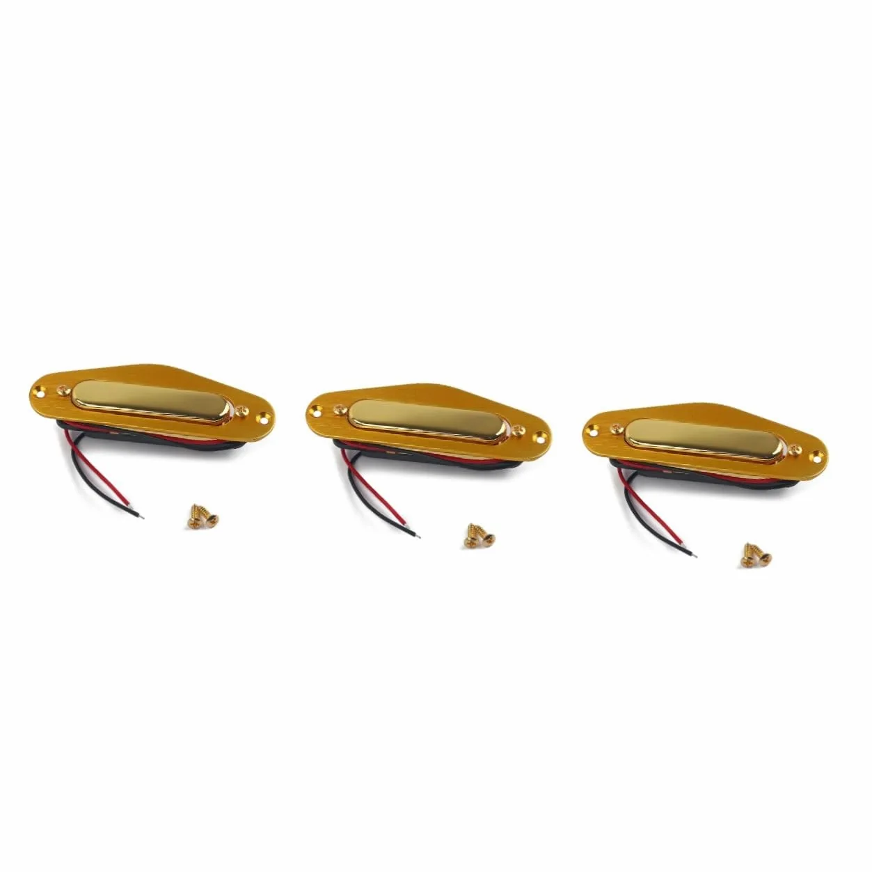 SHOWERORO 3pezzi Pickup Per Chitarra Elettrica Bobina Con Placcata Pickup Per Bass Facile Installazione Ottimale