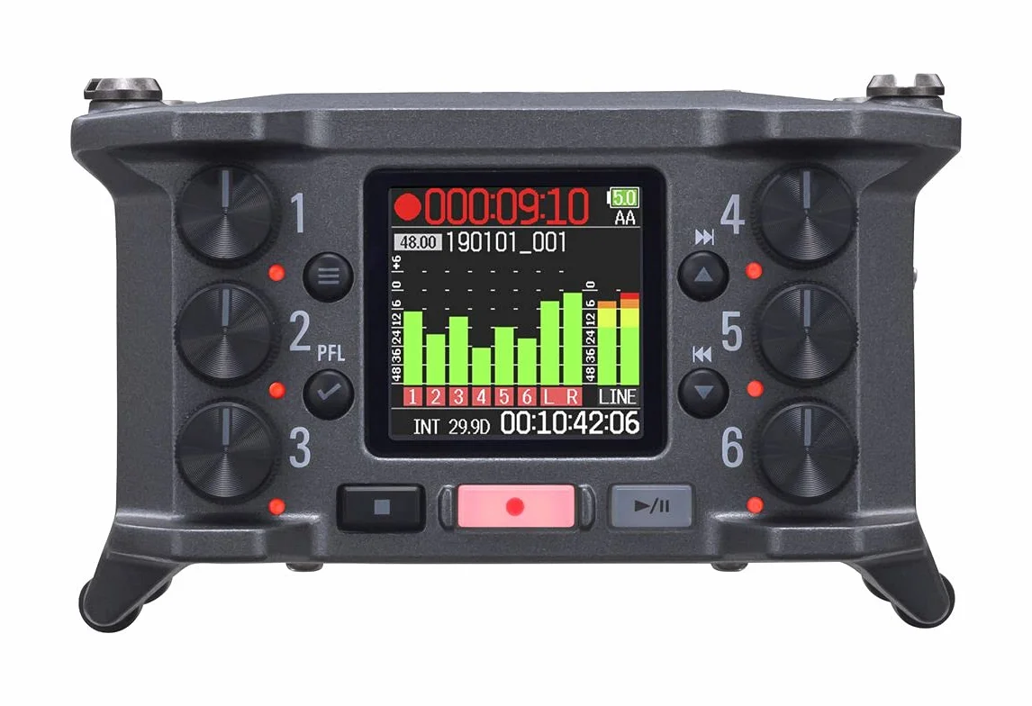 Zoom 316305 F6 Registratore audio nero