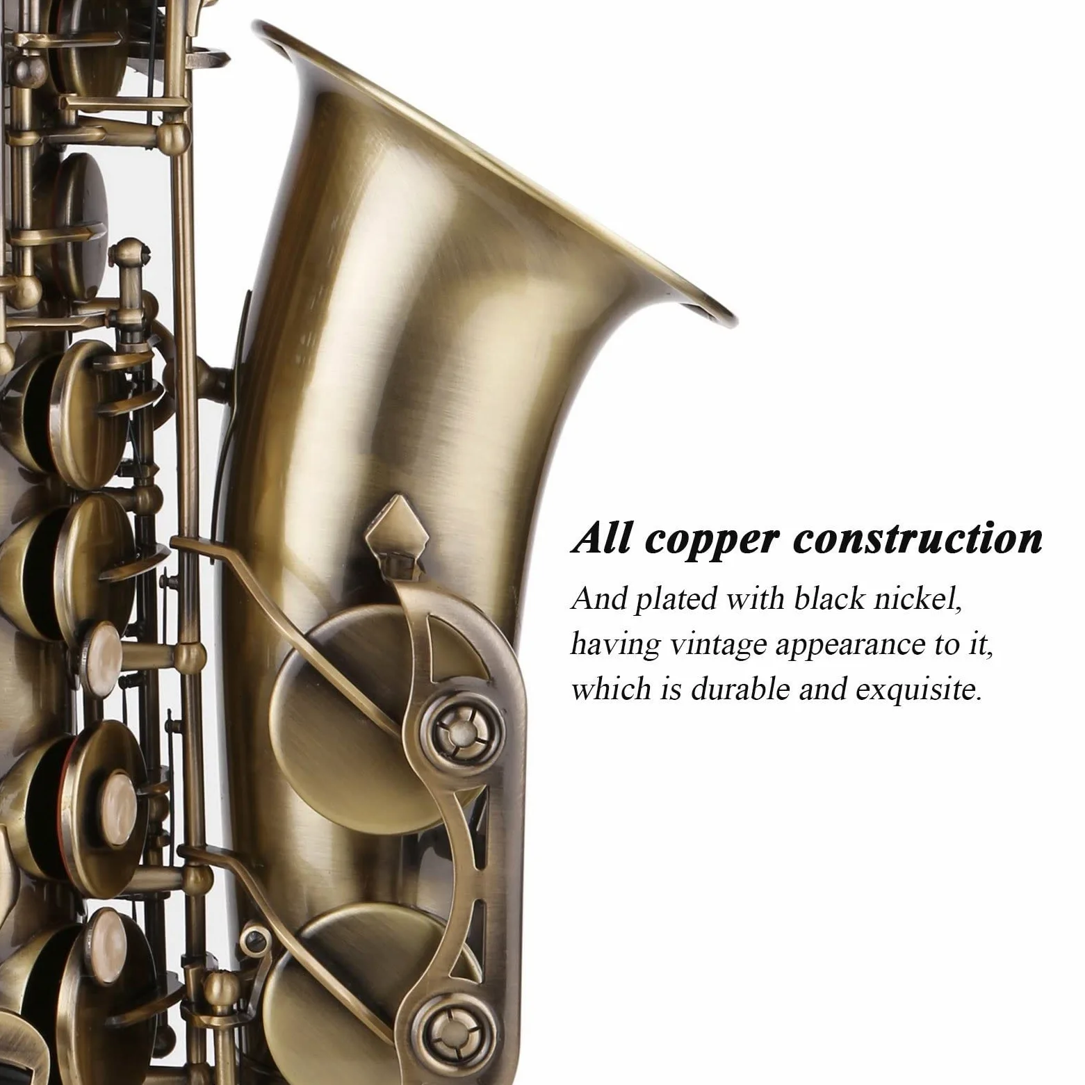 Sassofono Mi Bemolle Sassofono Contralto Ottone Laccato Oro MIB Sax Strumenti Musicali A Fiato
