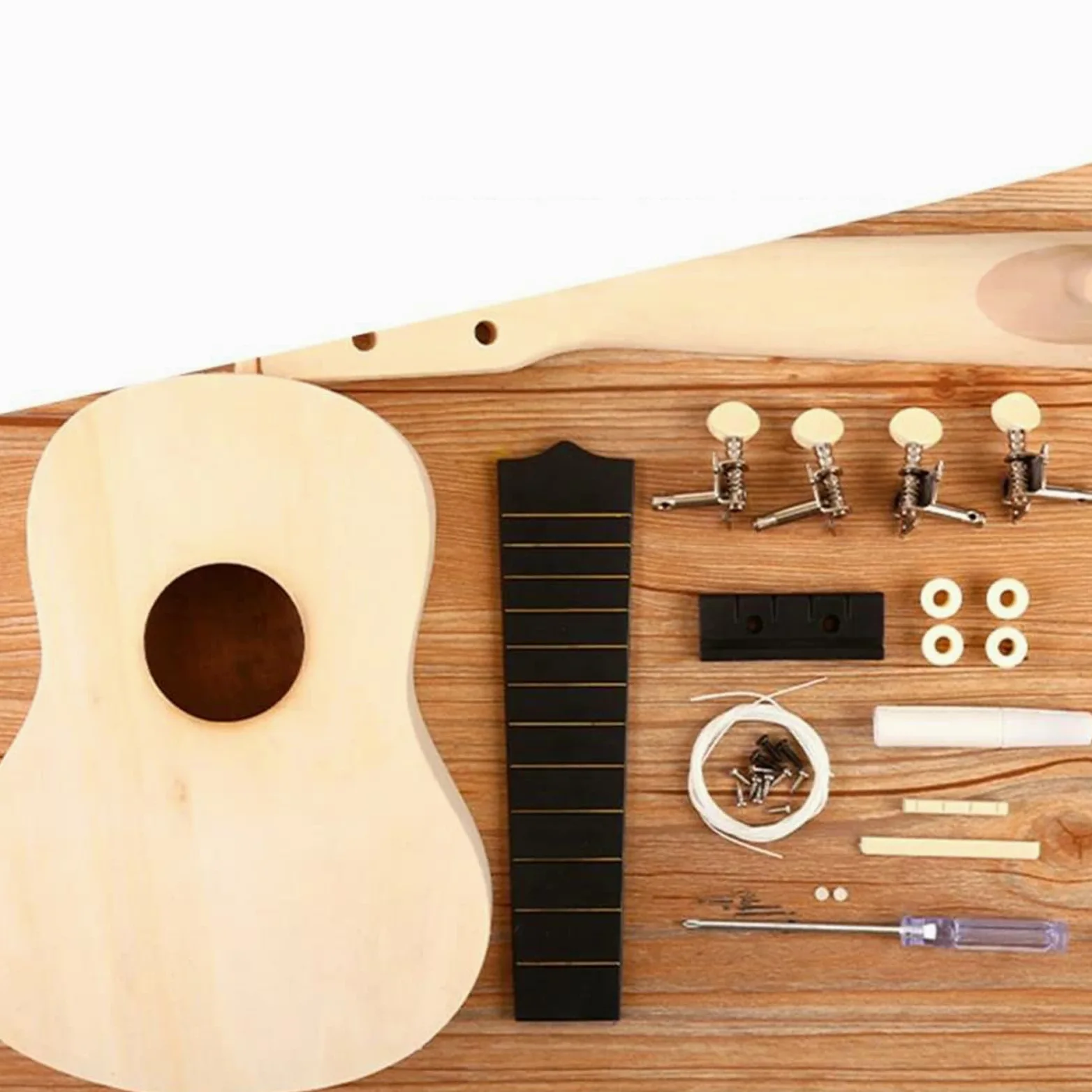 Ukulele Adulti Set Di Strumenti A Corda Per Ukulele In Legno Per Principianti
