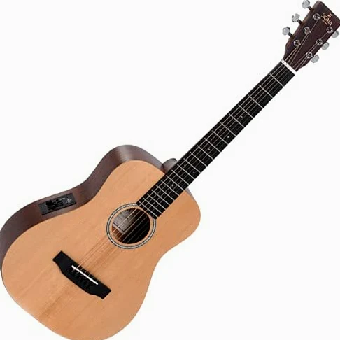 Sigma TM-12E - Chitarra western da viaggio, con custodia