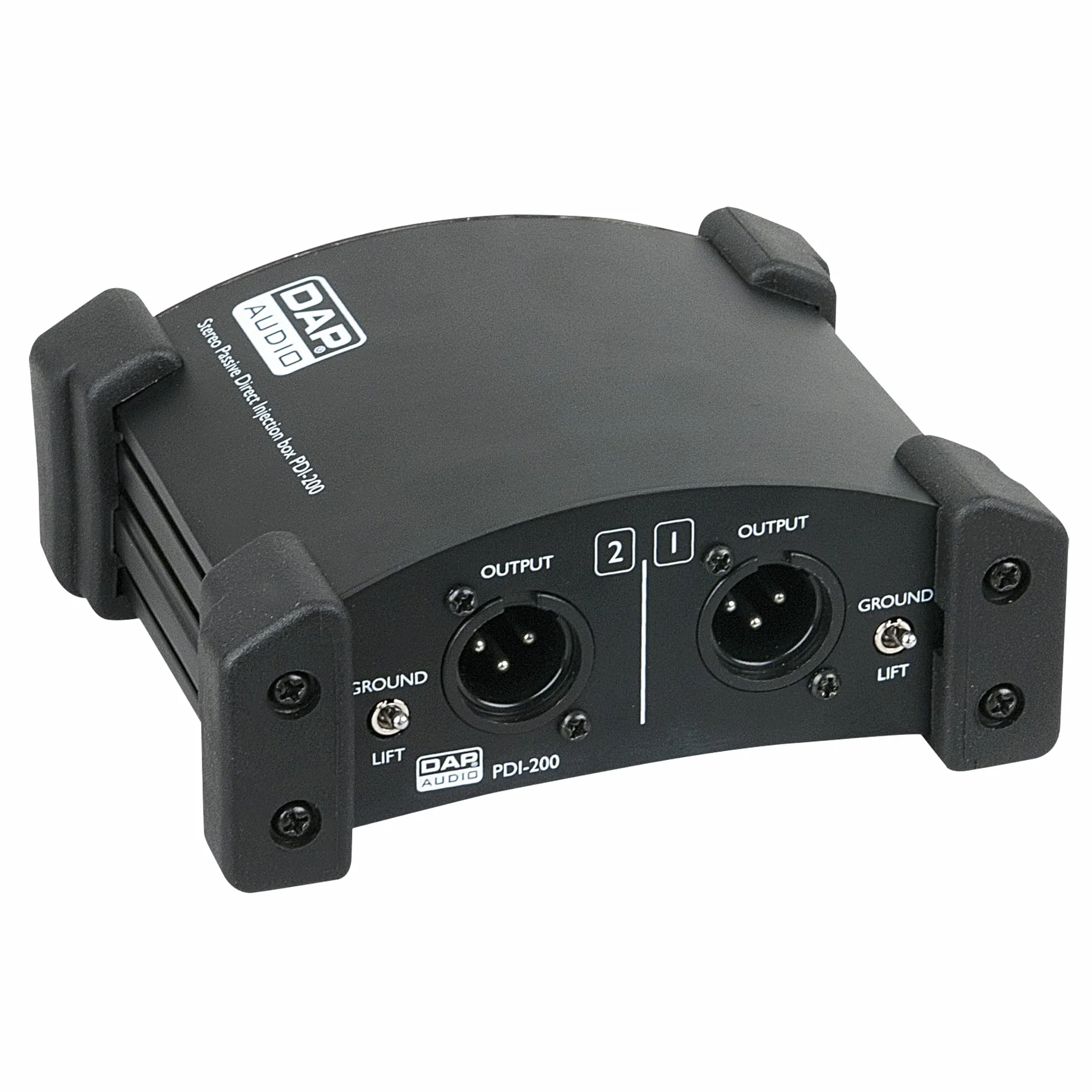 Dap Audio PDI-200 Di Direct Box Passiva Stereo 2 Canali Pad -20 -40 Db Non Richiede Alimentazione Phantom