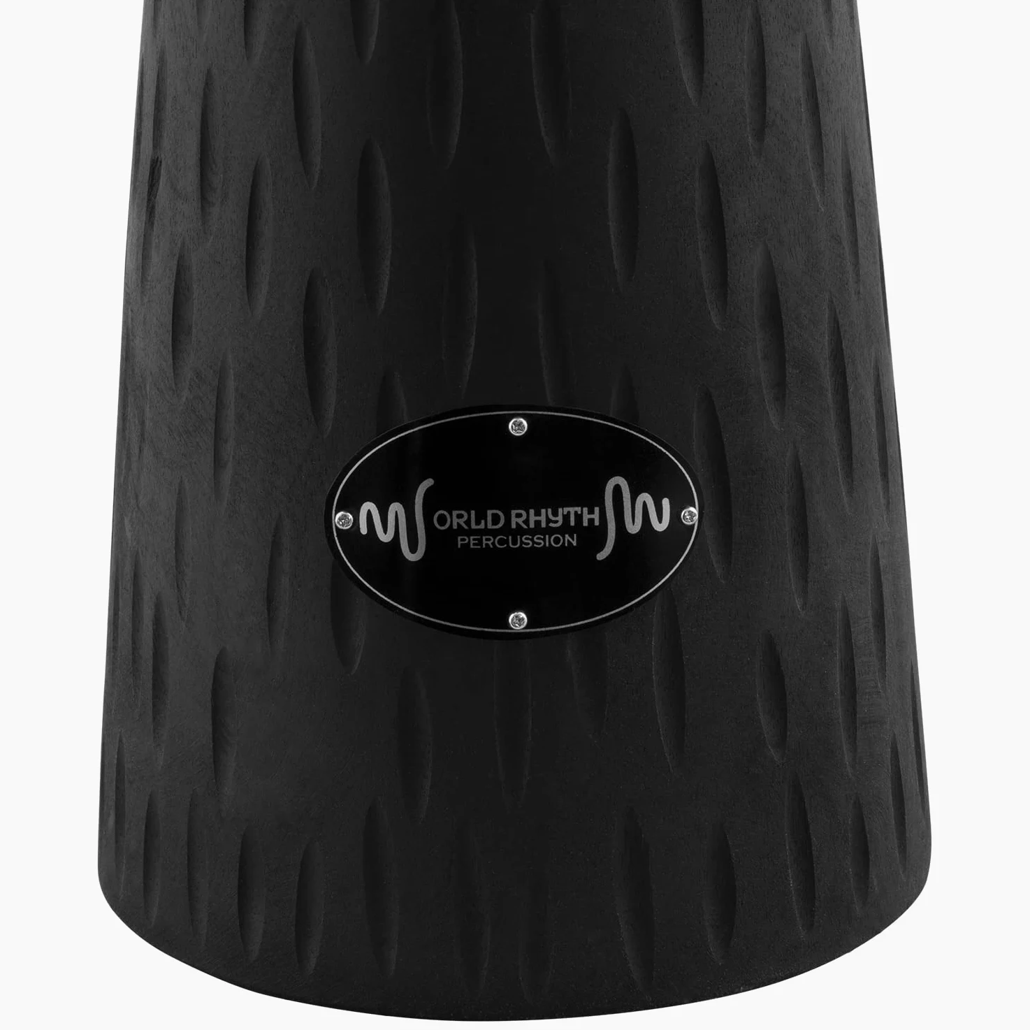 MDJ006 Tamburo Djembe da 9 pollici - Tamburo africano a mano in legno di mogano - colore nero