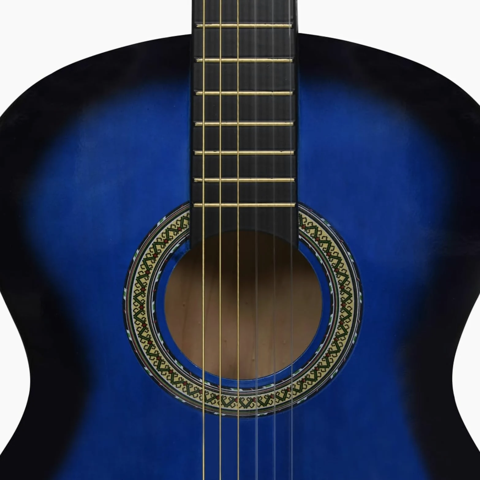 JUDYY Chitarra Classica per Principianti Blu 4/4 39" in Tiglio,Arte e Svago,Hobby e Arti Creative,Strumenti Musicali,Strumenti a Corda,Chitarre-70108