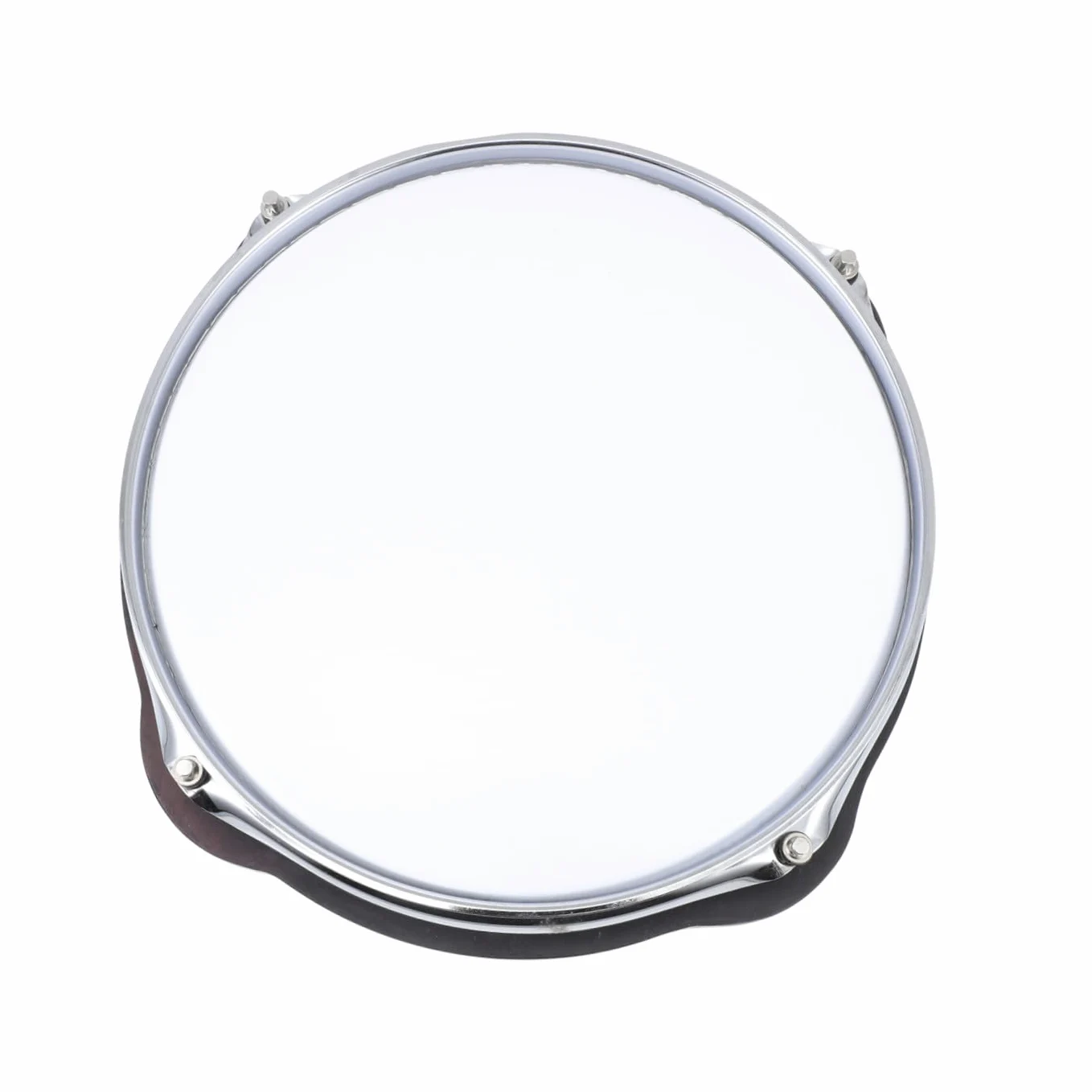 TOYANDONA Pad Riduzione del Volume Allenatore 10 Pollici in Pvc Batteria Bianco e Flessibile per Pratica di Percussioni e Strumenti Musicali