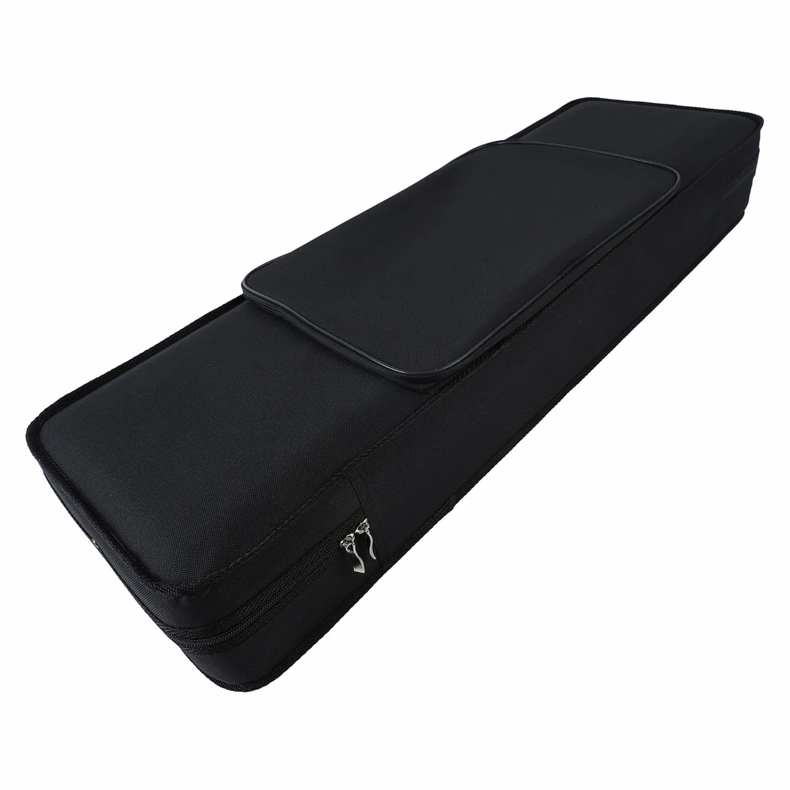 Custodia per violino portatile, forma oblunga resistente all'usura, fodera in cotone impermeabile, custodia per violino 4/4 in tessuto Oxford nero per riporre strumenti musicali