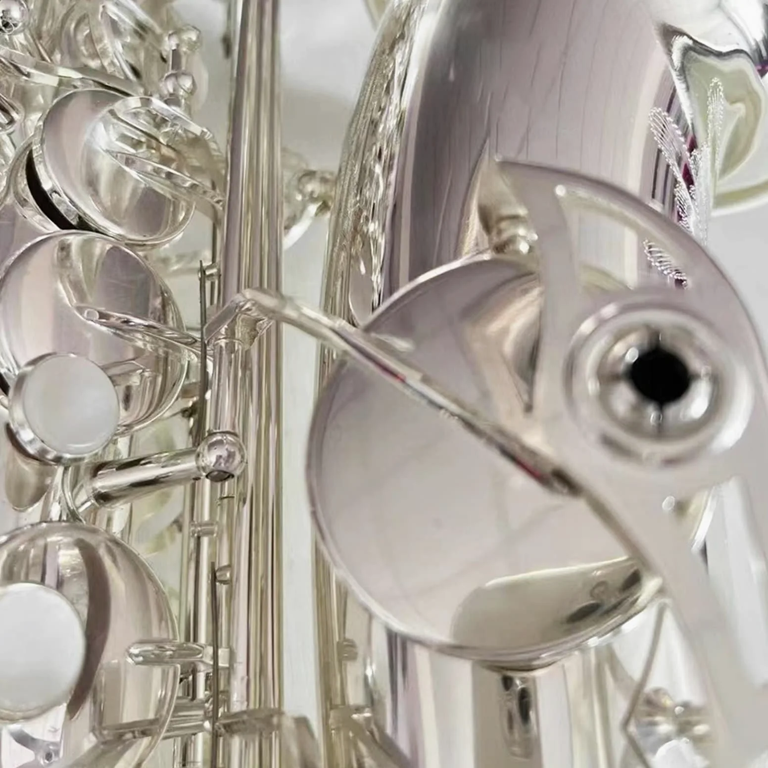 Sax Studente Strumento per Sassofono Contralto Professionale Argento Sax Contralto Voce Professionale