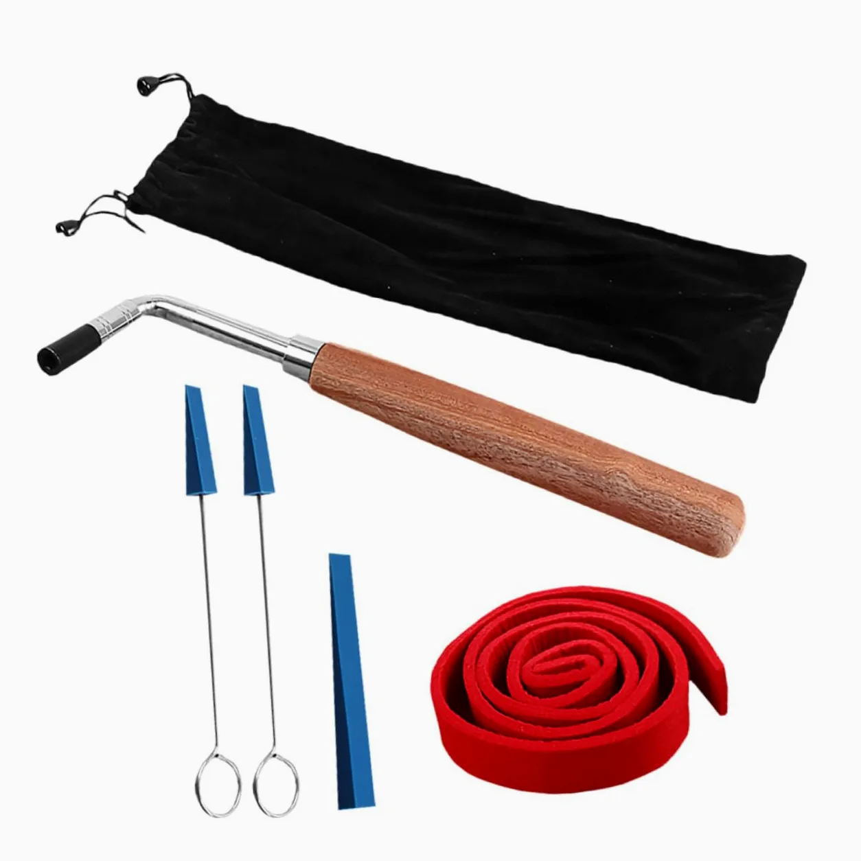 Strumenti Per Accordatura Pianoforte Con Chiave e Manico Kit Completo Per Pianisti Professionisti e Principianti Include Mute e Striscia Di Temperamento