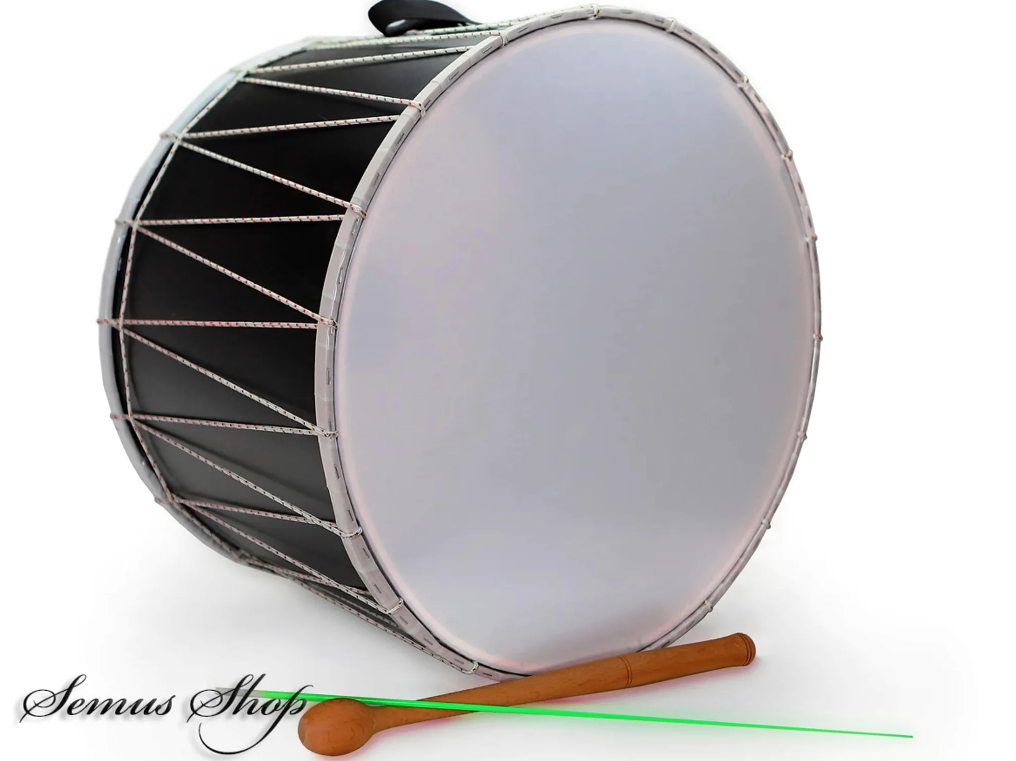 DAVUL Dhol Dhol - Batteria orientale, 53 cm, 100% fatta a mano