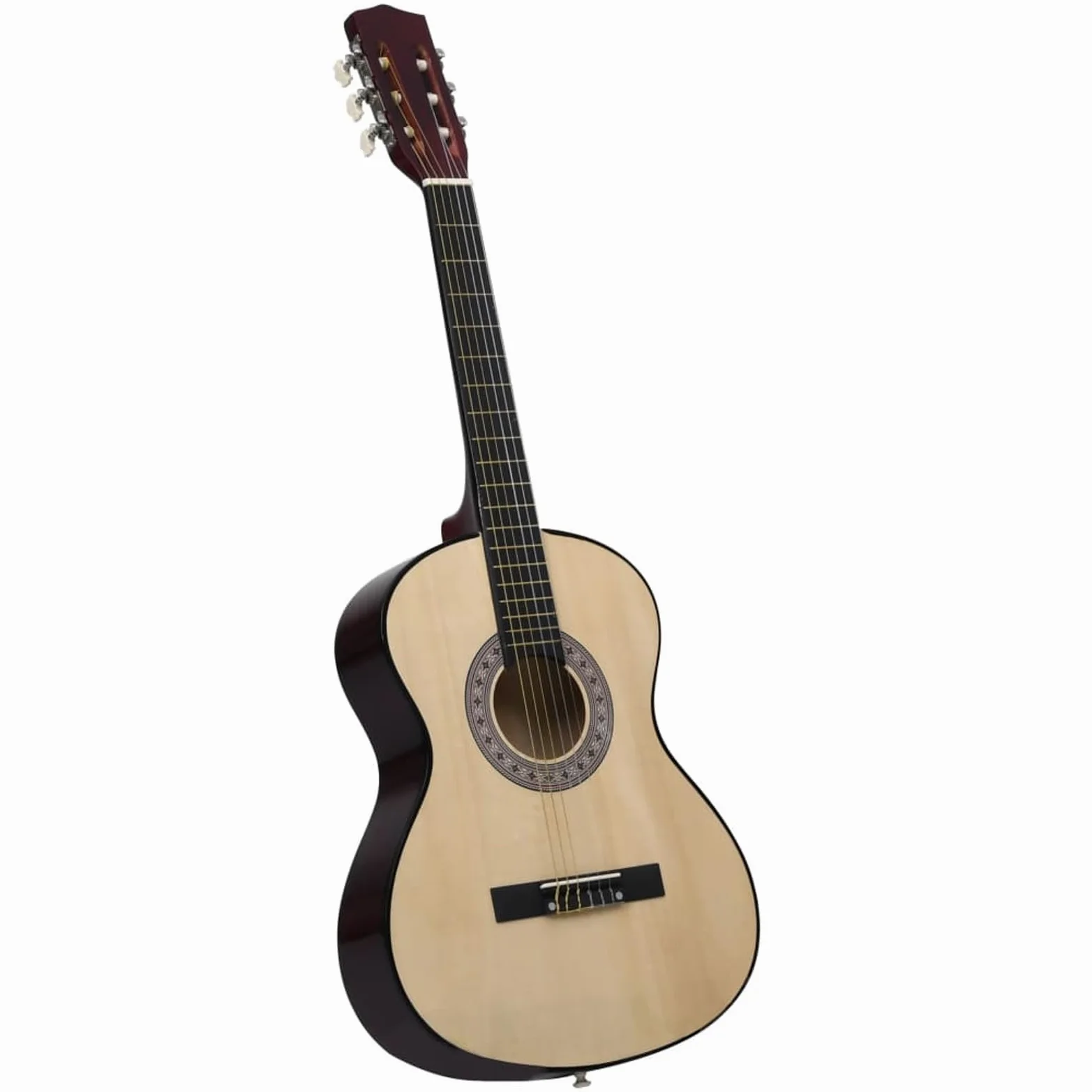 Chitarra Classica per Principianti Nera 4/4 39" in Tiglio,Arte e Svago,Hobby e Arti Creative,Strumenti Musicali,Strumenti a Corda,Chitarre-70106