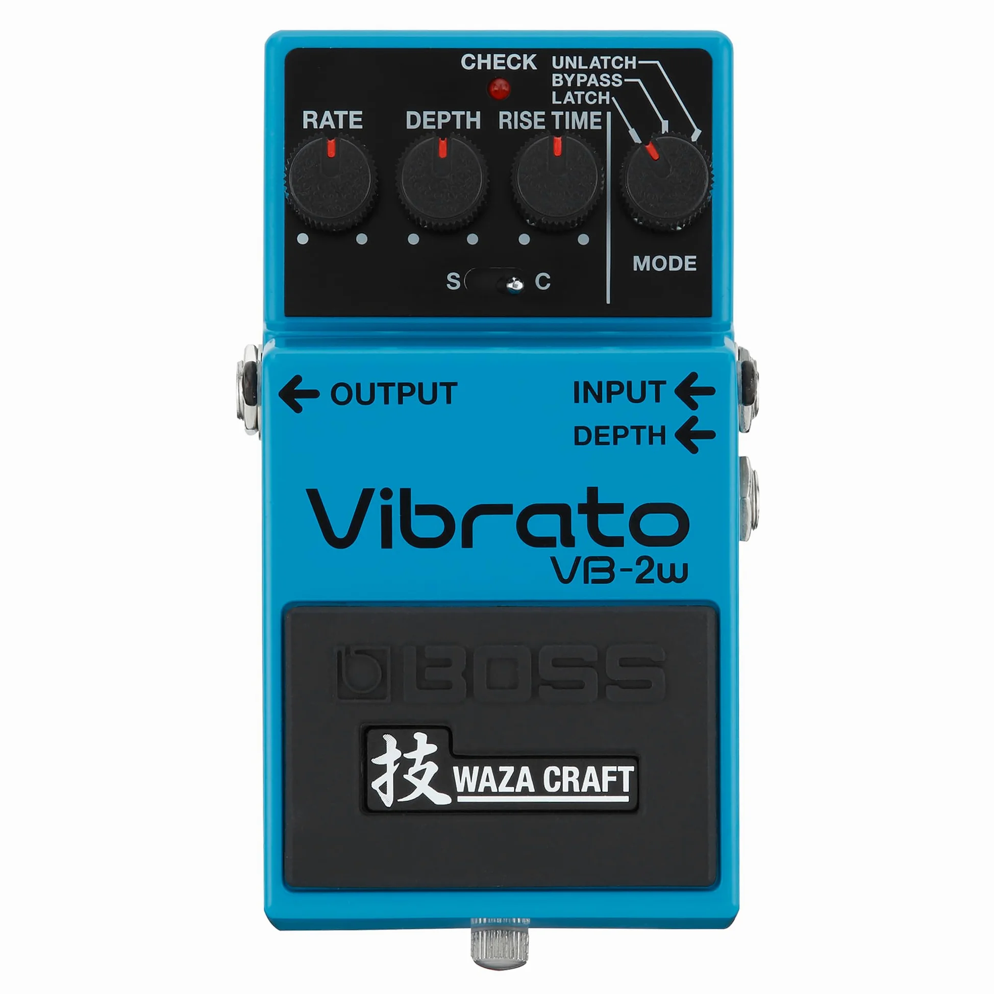 BOSS VB-2W Pedale Vibrato per la Chitarra Elettrica, Espressività "True Vibrato", l'esperienza definitiva del suono BOSS